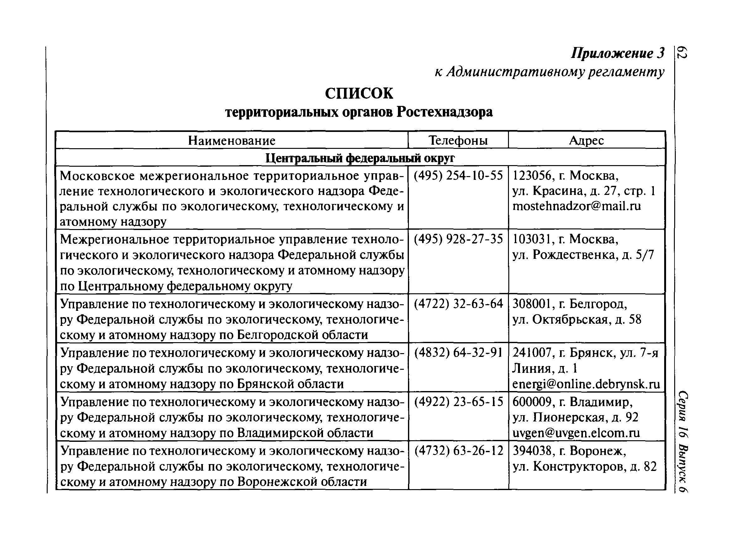 Скачать Административный регламент Федеральной службы по экологическому,  технологическому и атомному надзору по исполнению государственной функции  по выдаче разрешений на выбросы, сбросы загрязняющих веществ в окружающую  среду