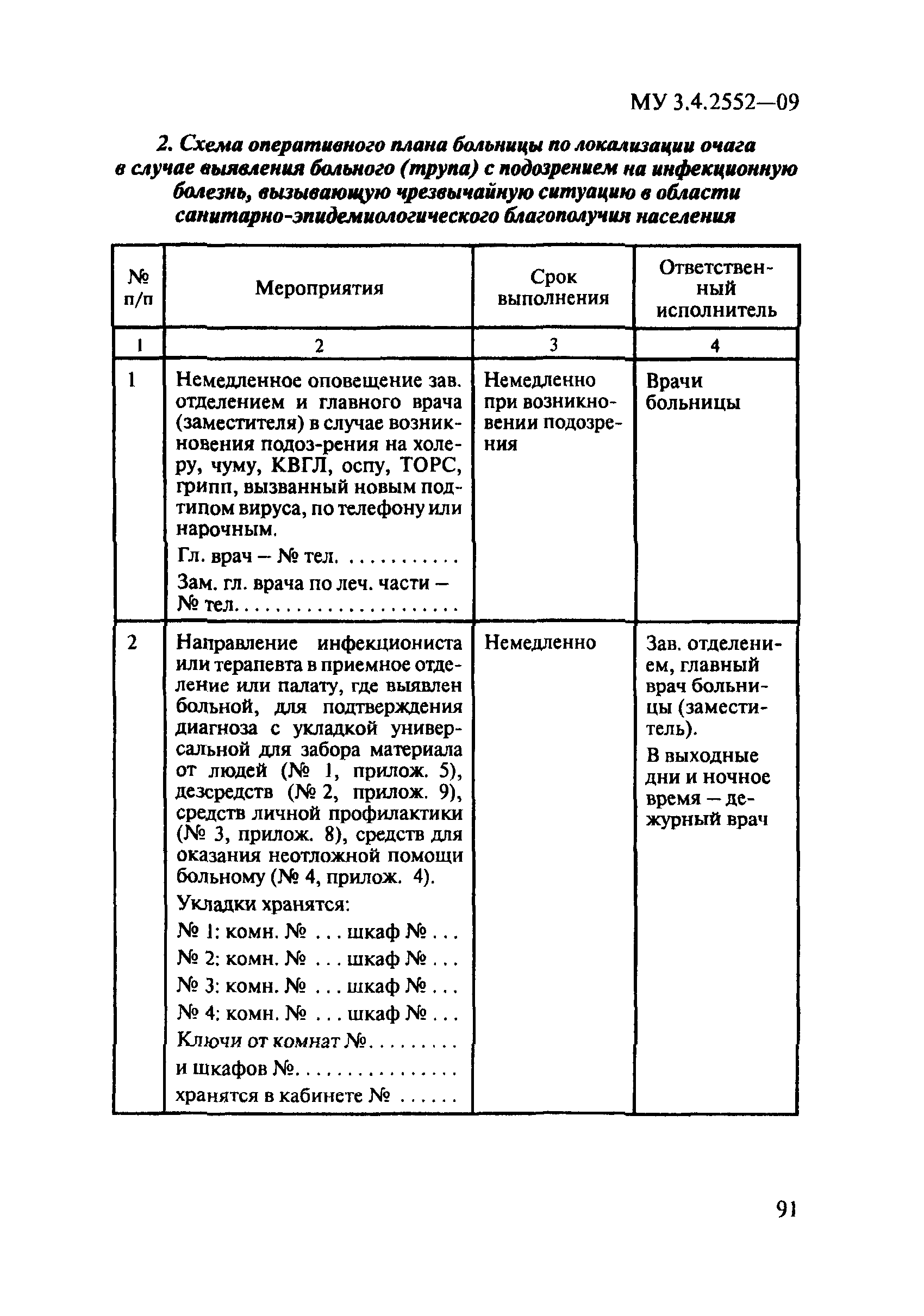 МУ 3.4.2552-09