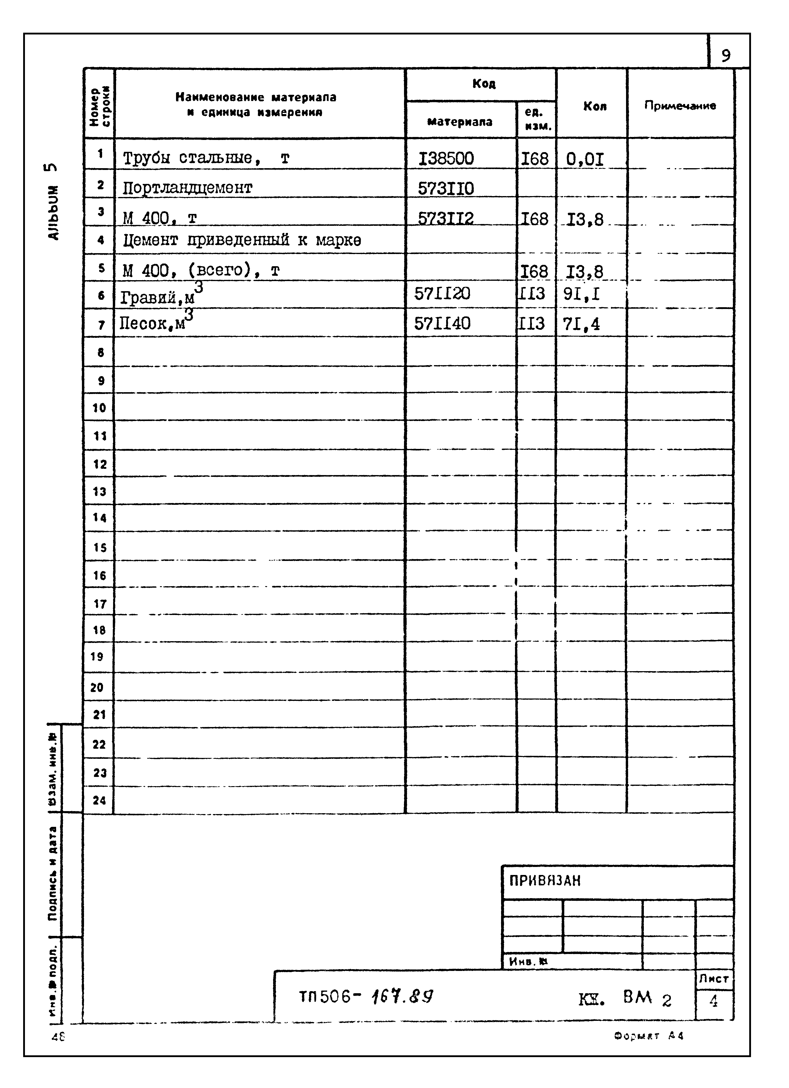 Типовой проект 506-167.89