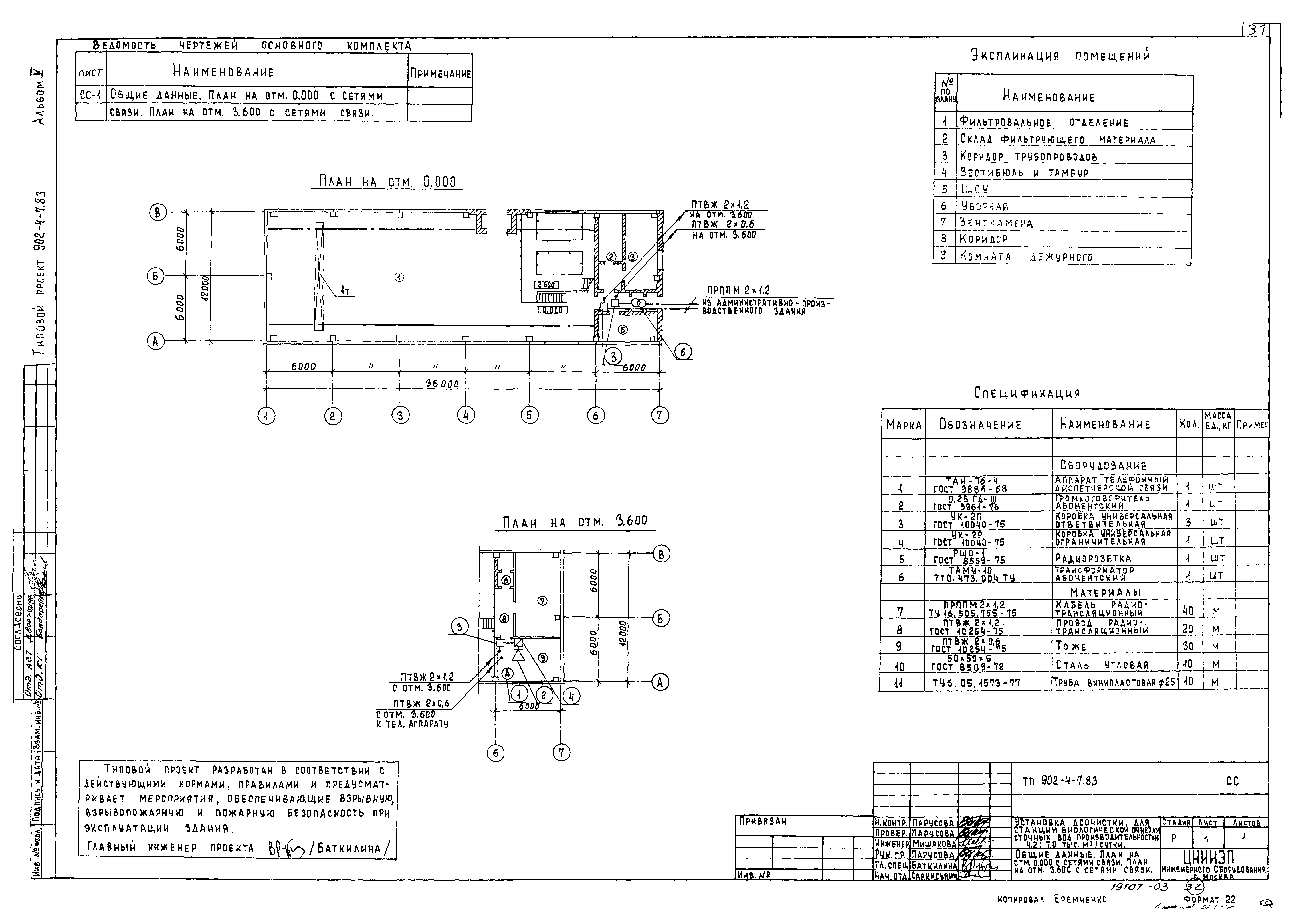 Типовой проект 902-4-7.83
