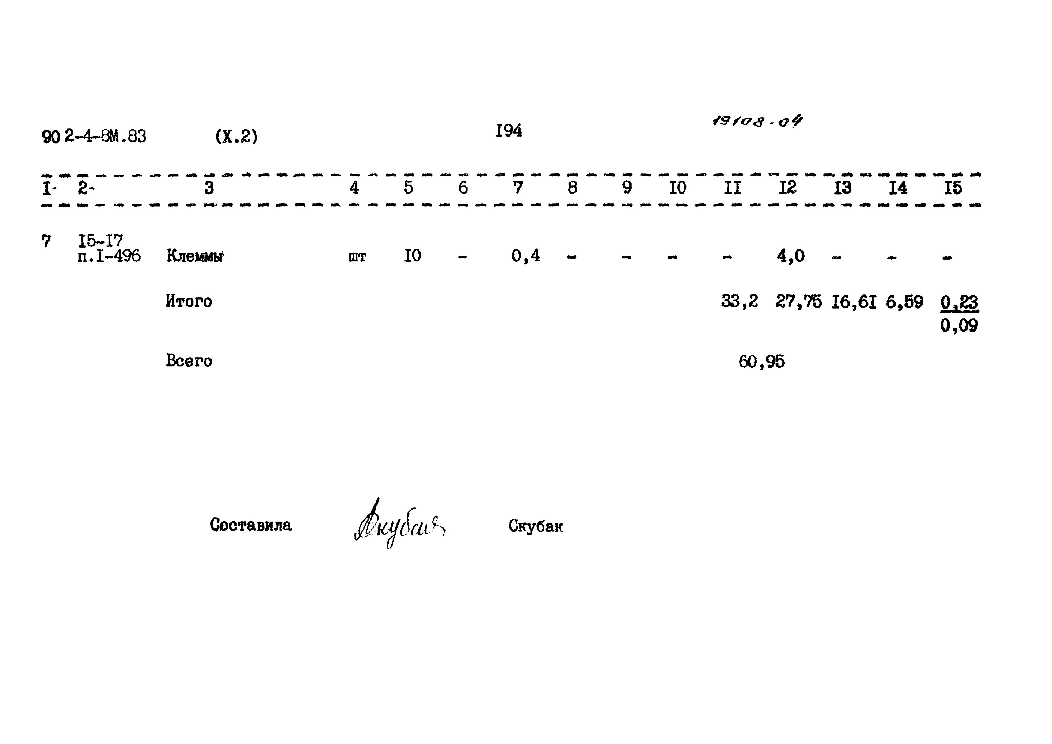 Типовой проект 902-4-8м.83