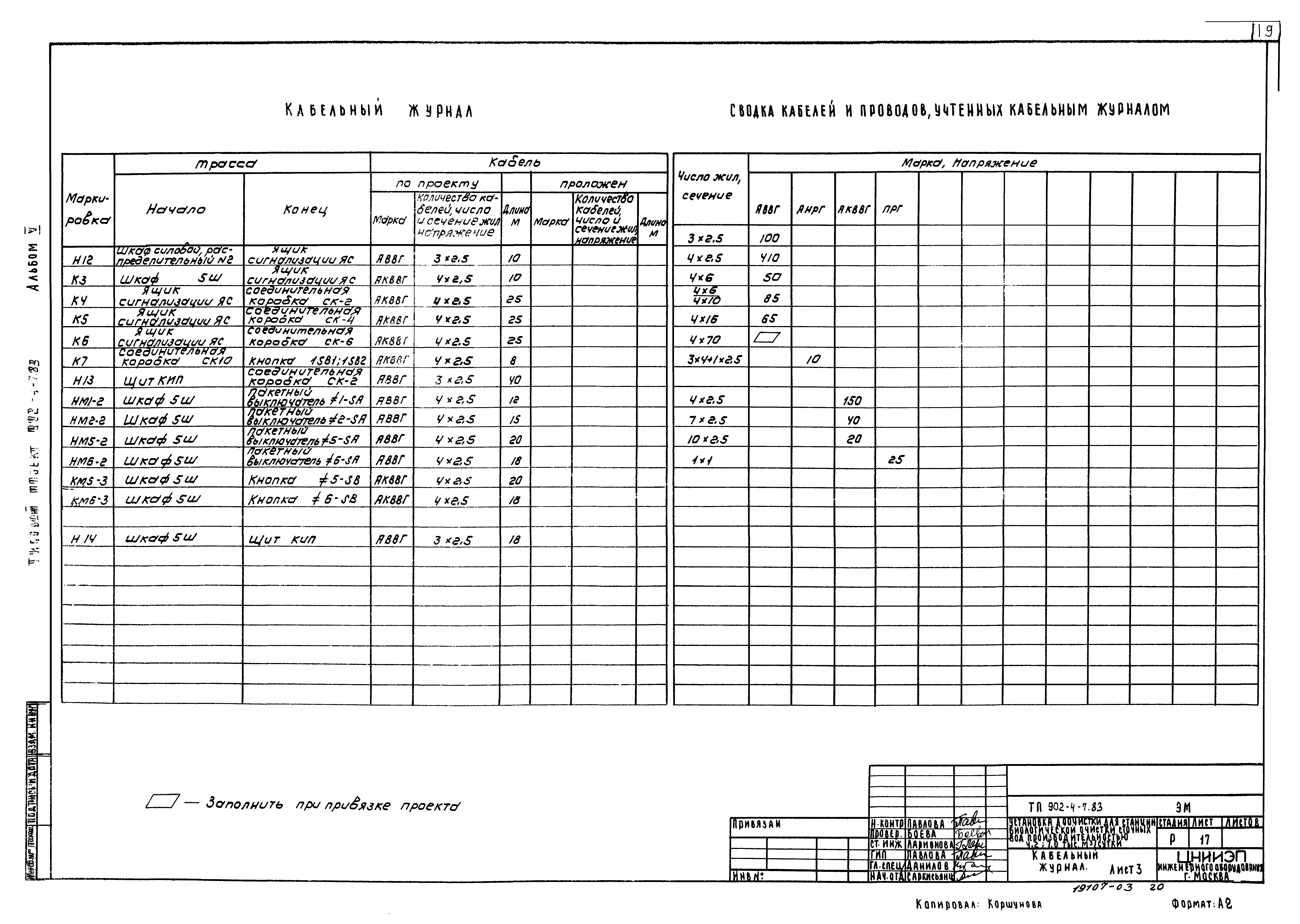 Типовой проект 902-4-8м.83
