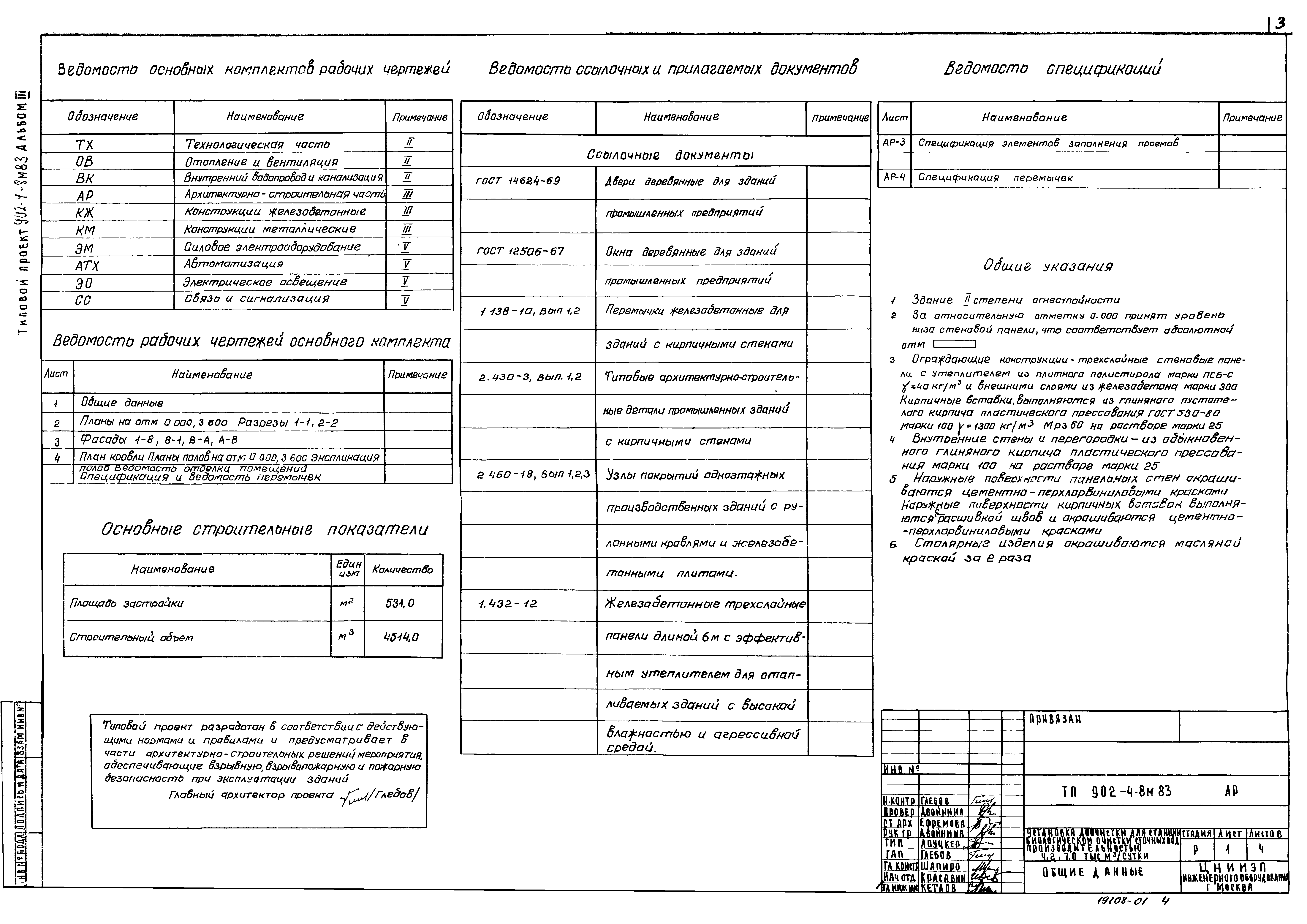Типовой проект 902-4-8м.83