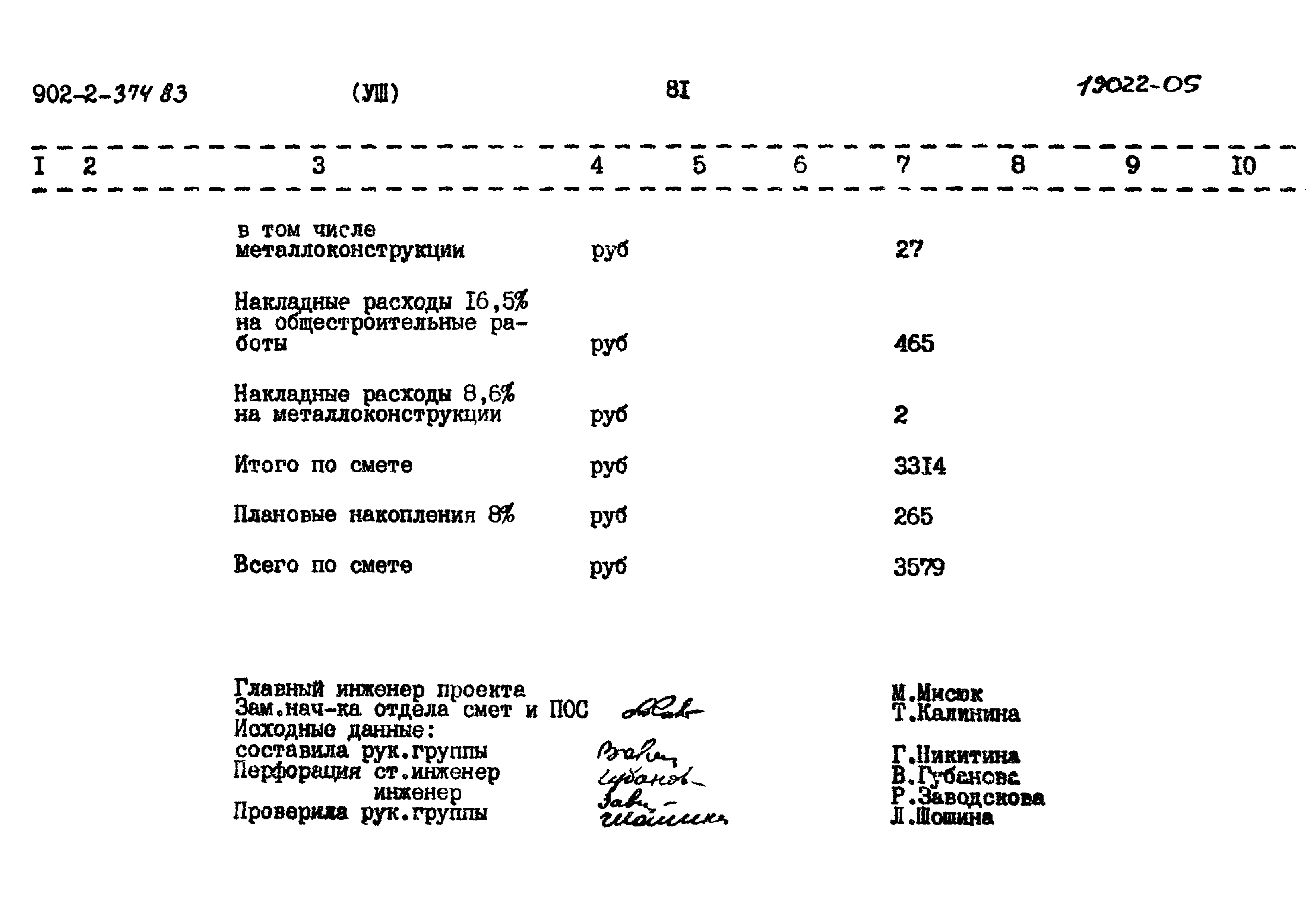 Типовой проект 902-2-374.83