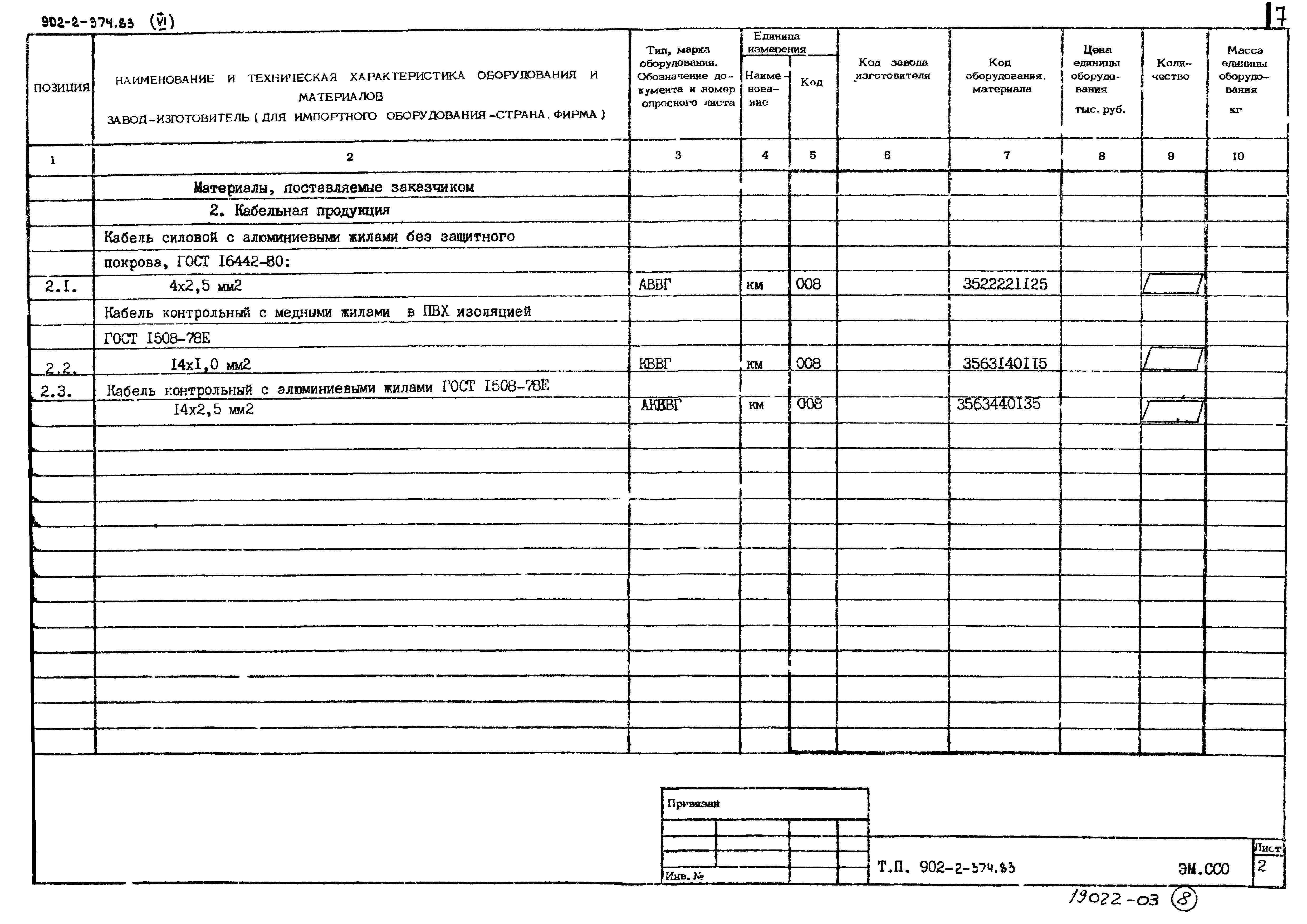 Типовой проект 902-2-374.83