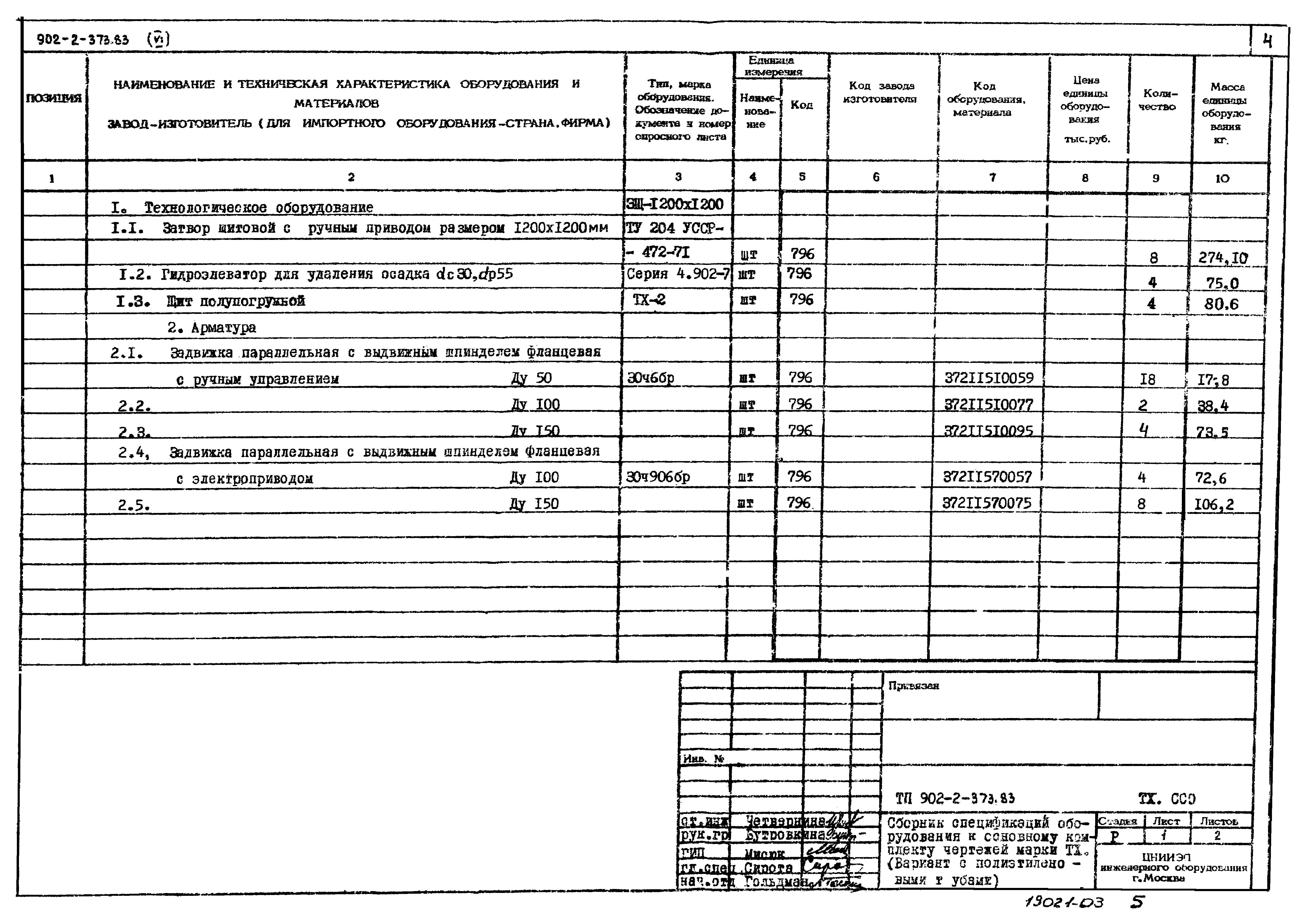 Типовой проект 902-2-373.83