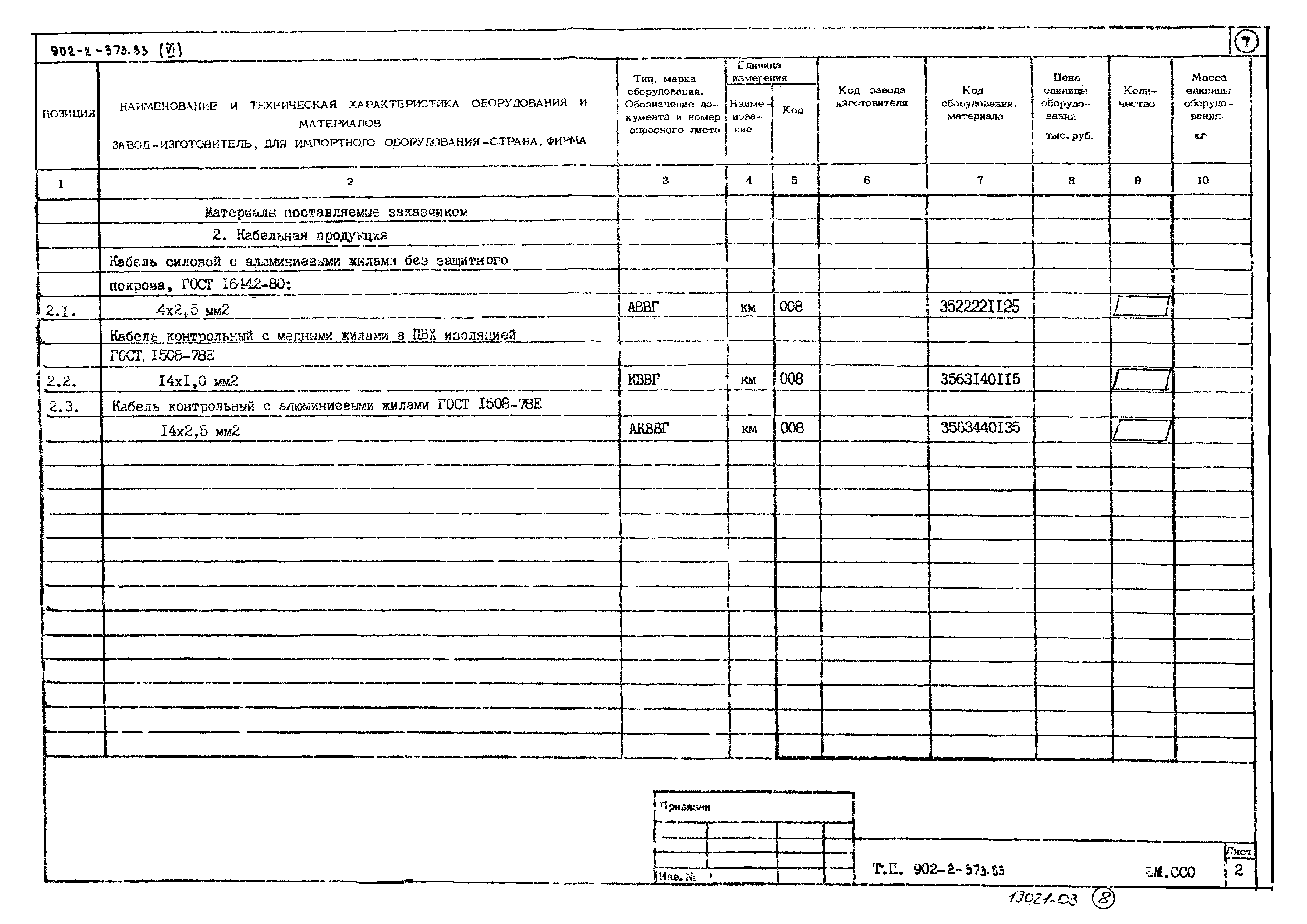 Типовой проект 902-2-373.83