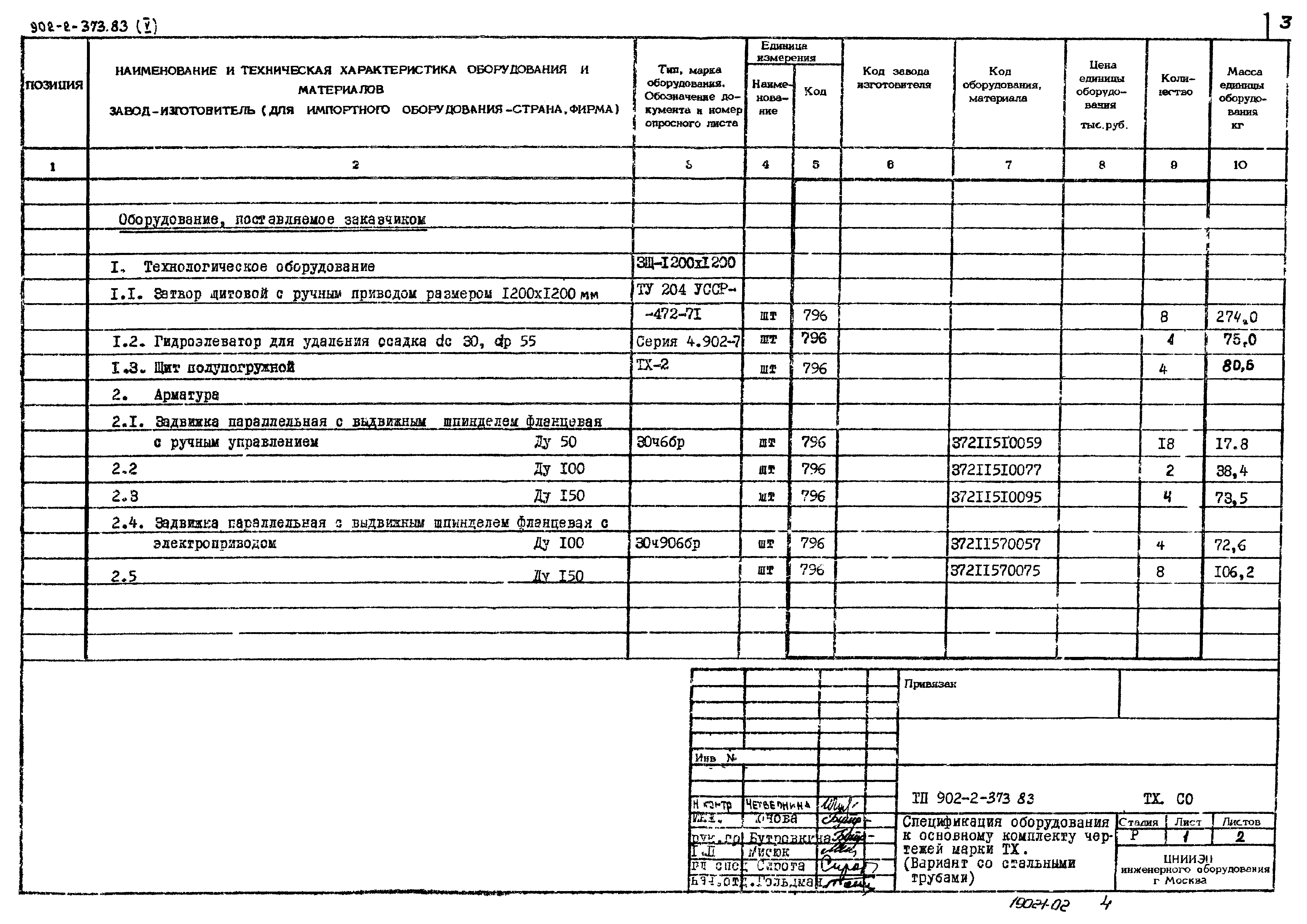 Типовой проект 902-2-373.83