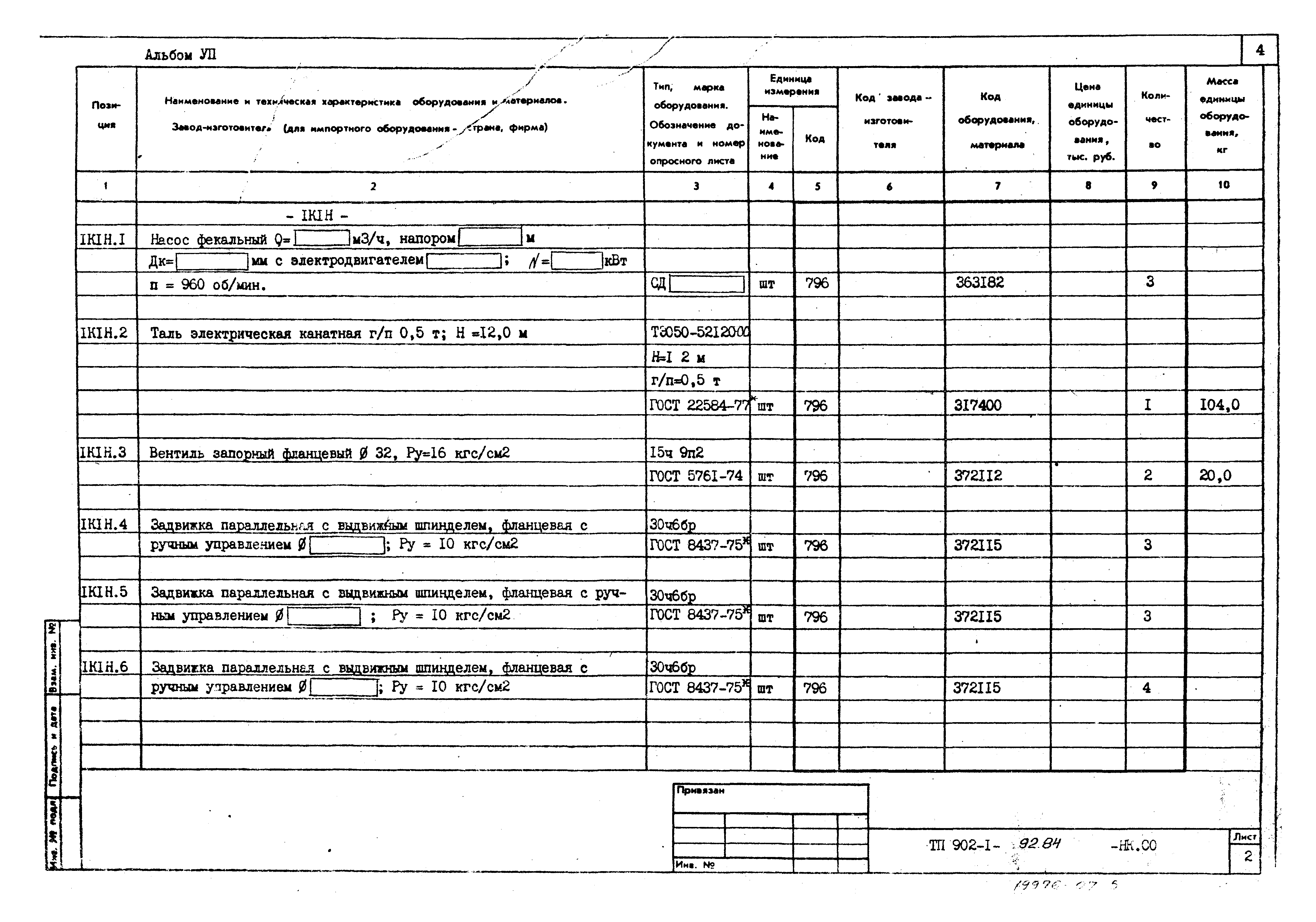 Типовой проект 902-1-94.84