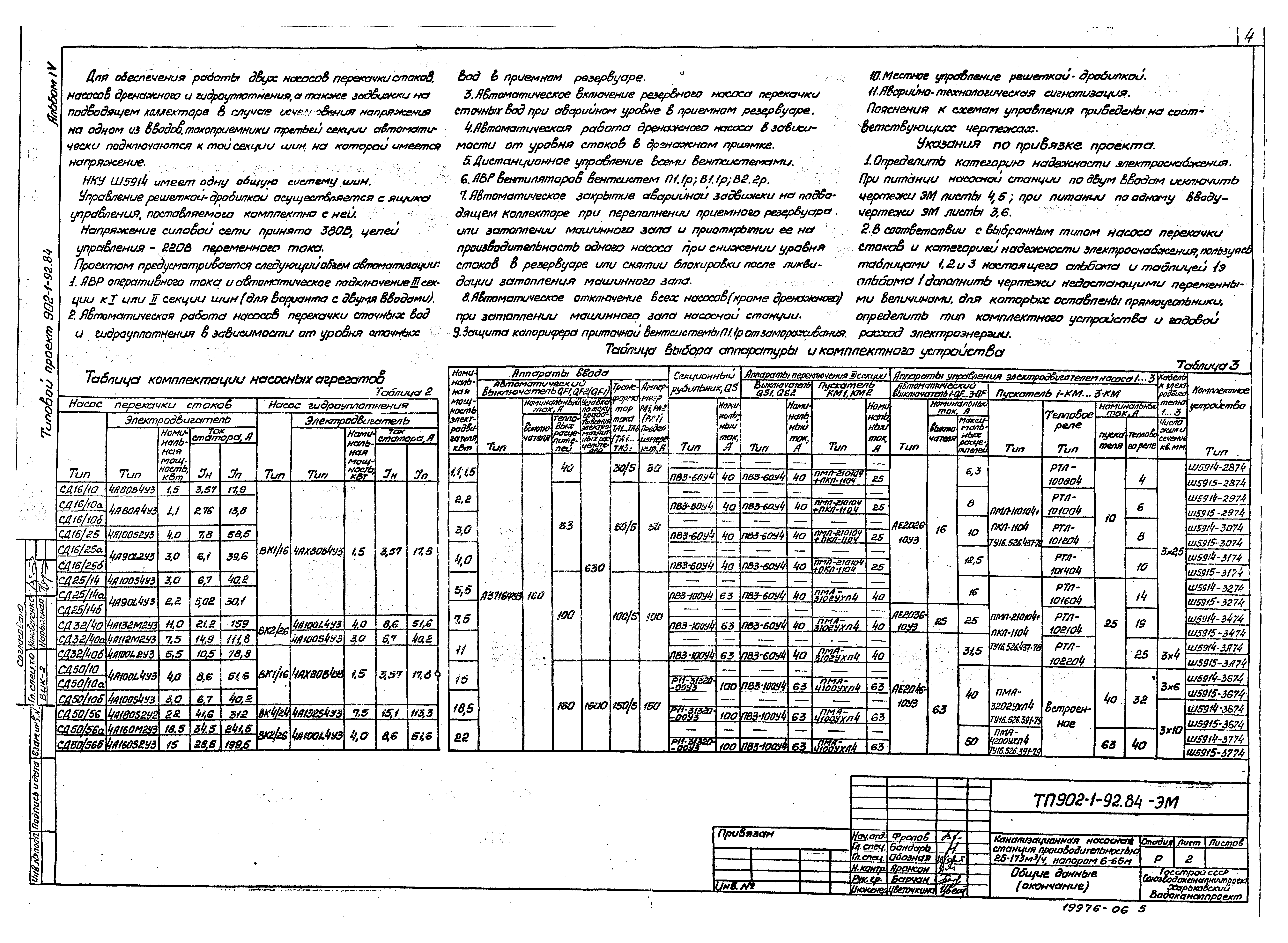 Типовой проект 902-1-92.84