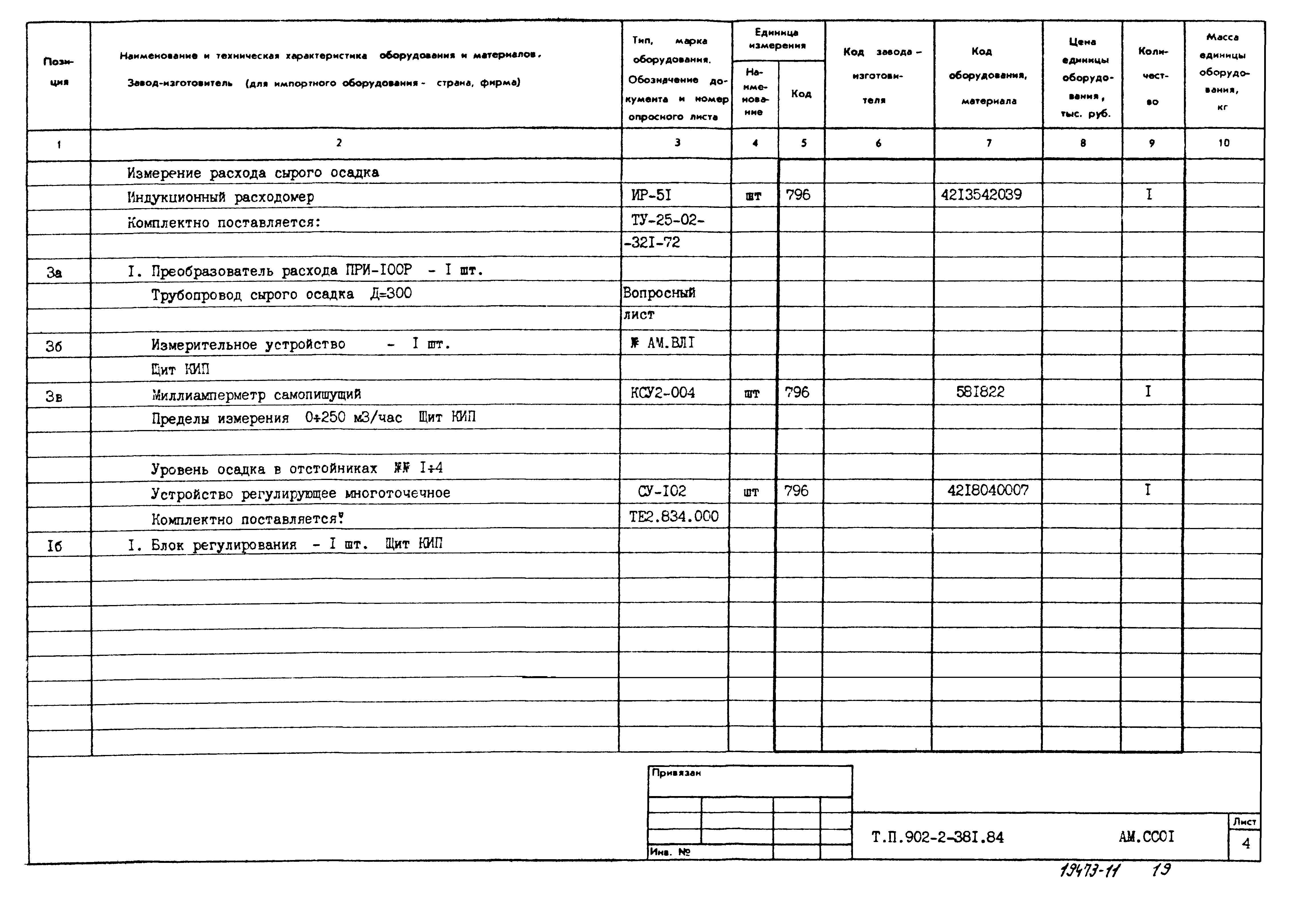 Типовой проект 902-2-381.84