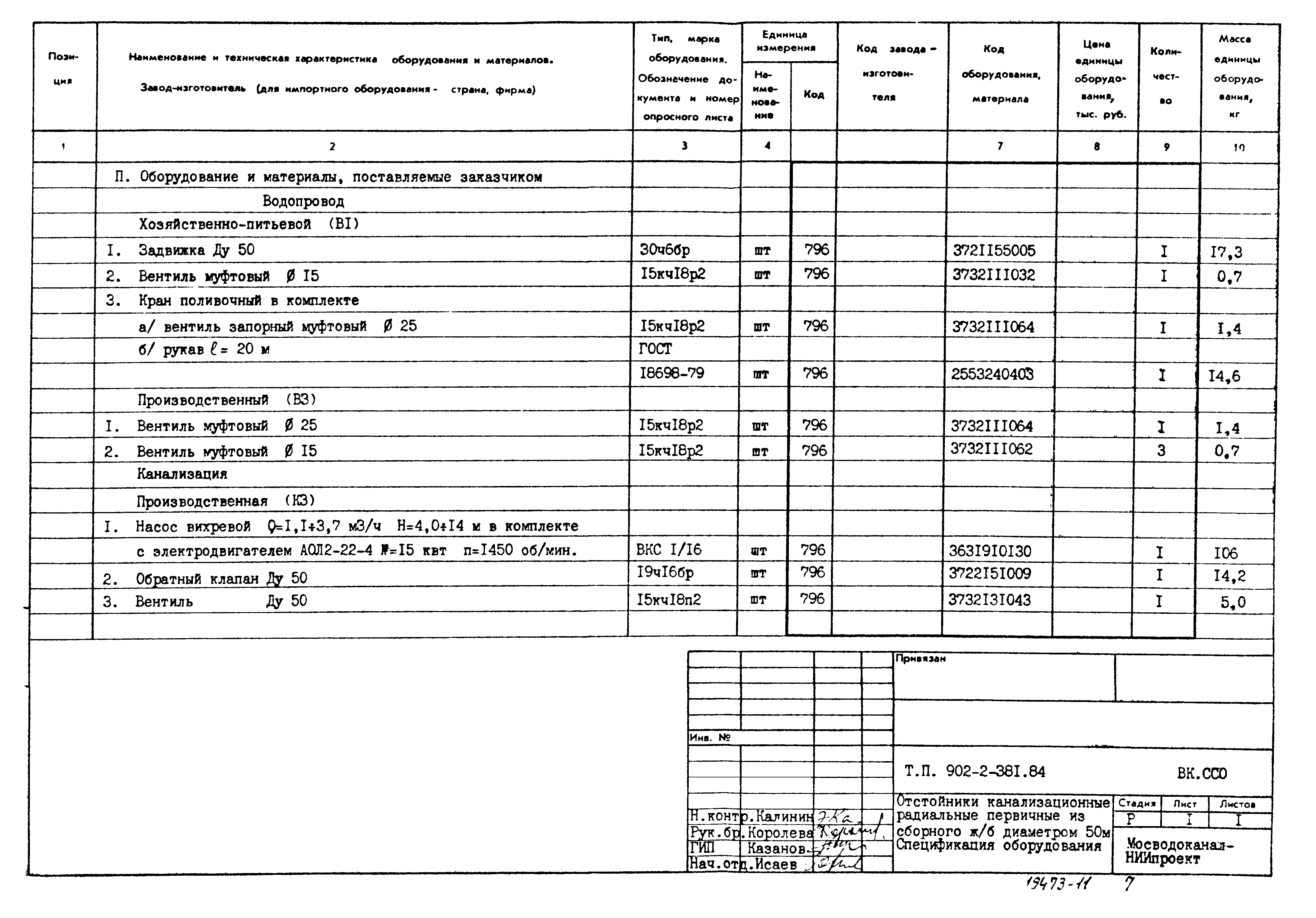 Типовой проект 902-2-381.84