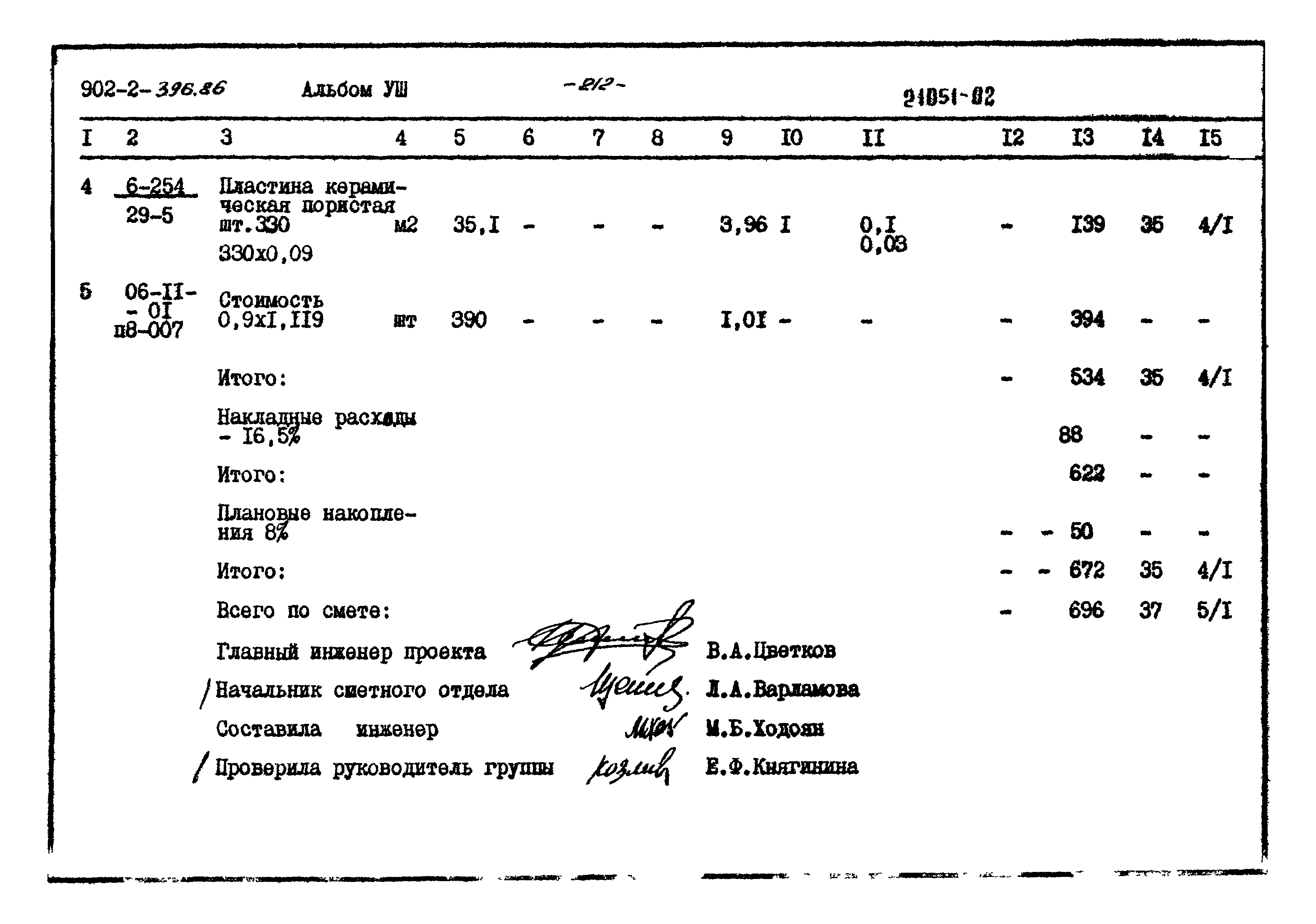 Типовой проект 902-2-396.86