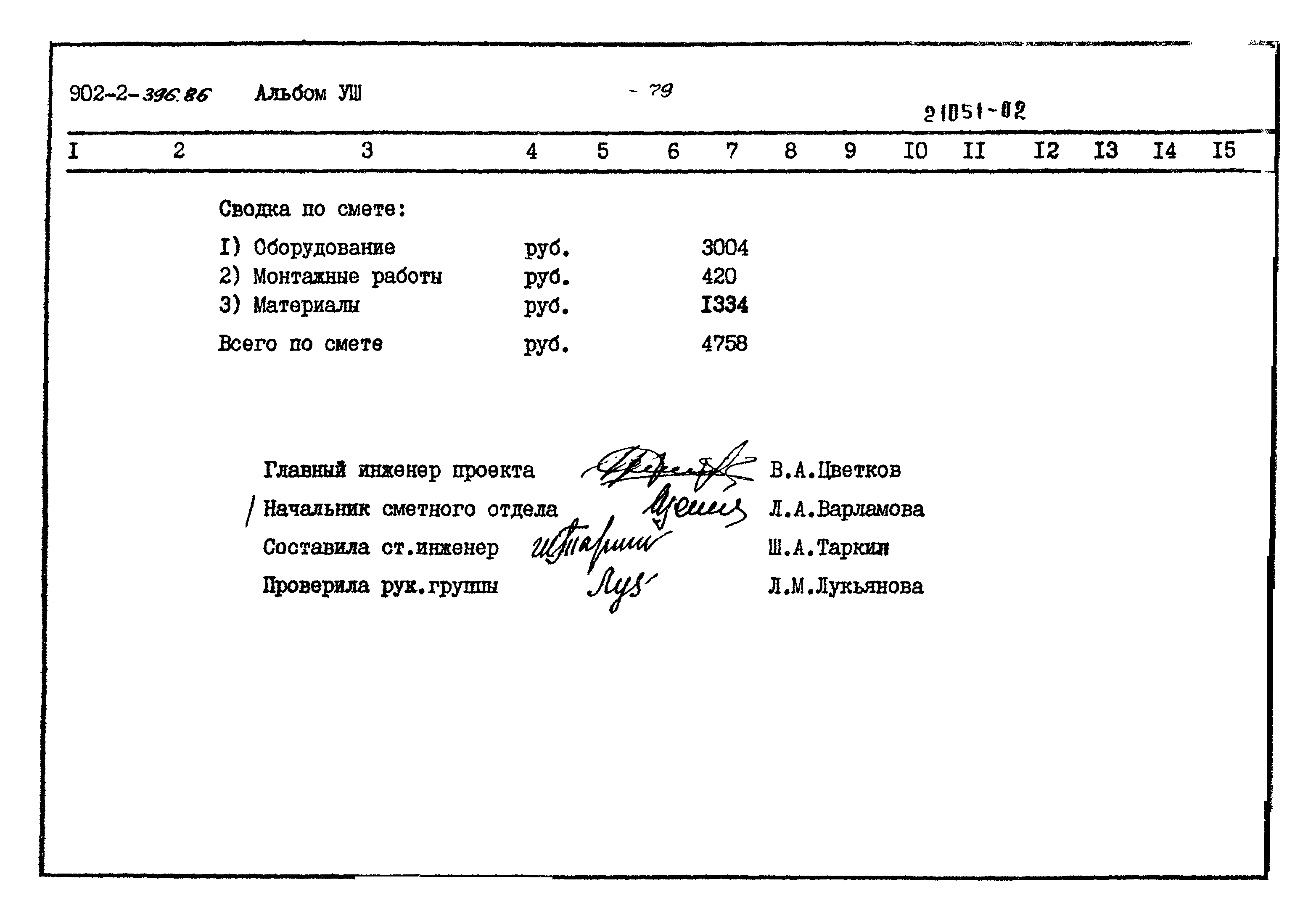 Типовой проект 902-2-396.86