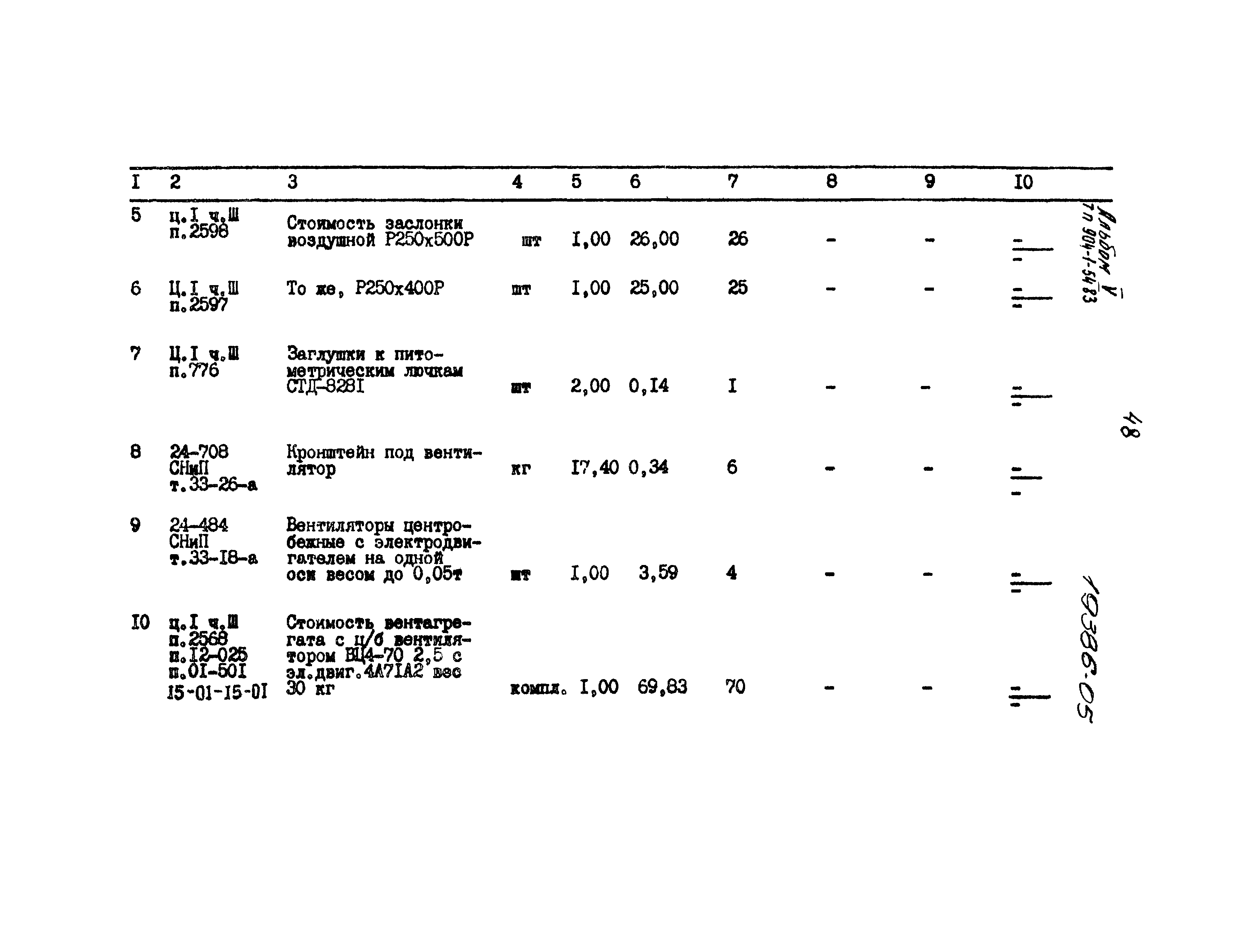 Типовой проект 904-1-54.83