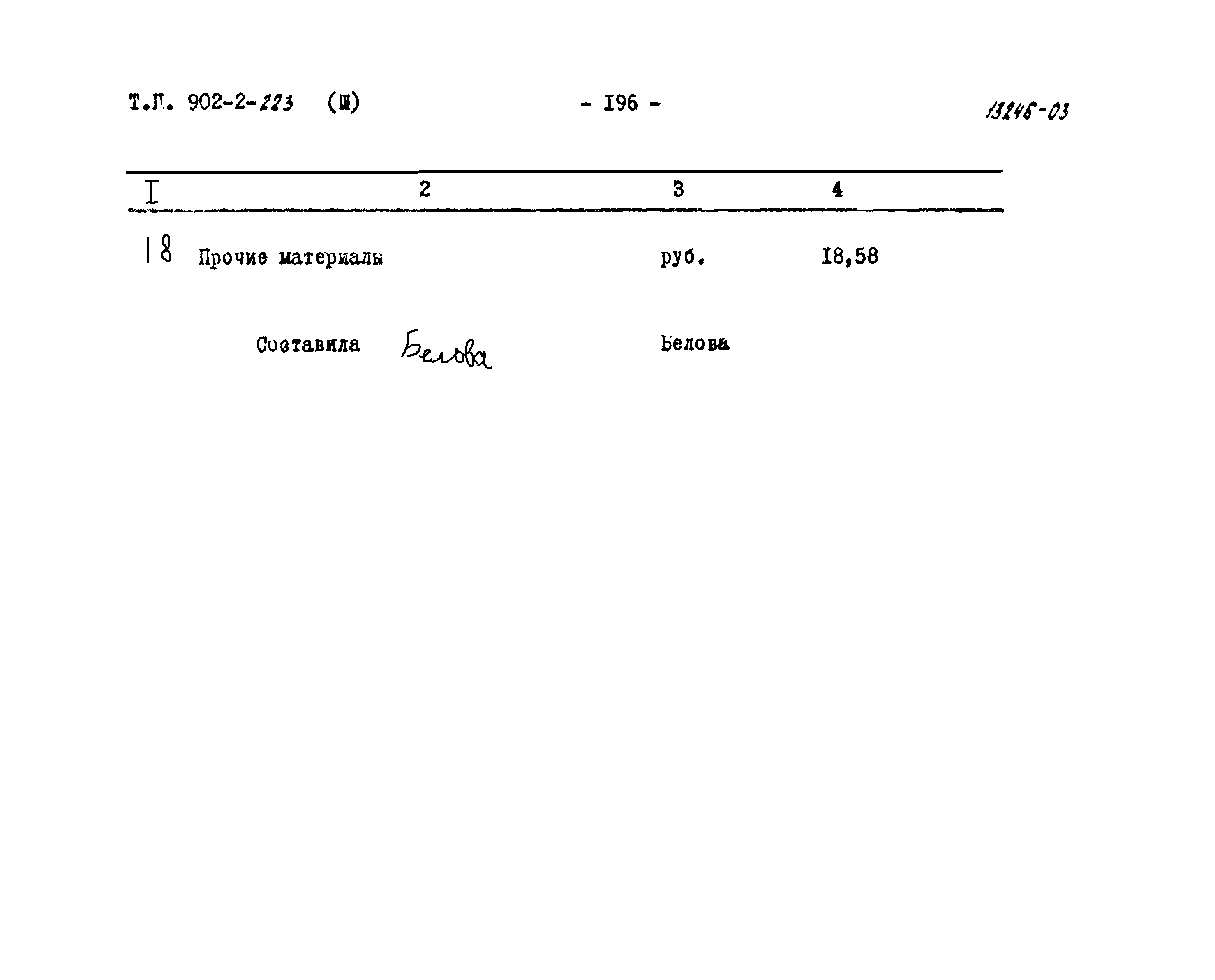 Типовой проект 902-2-223