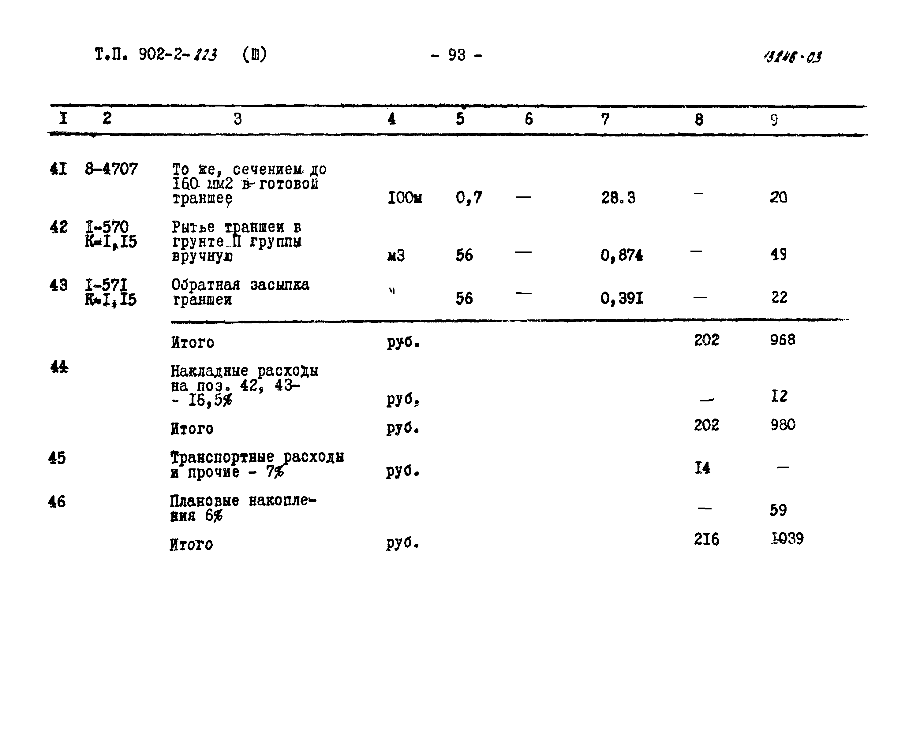Типовой проект 902-2-223