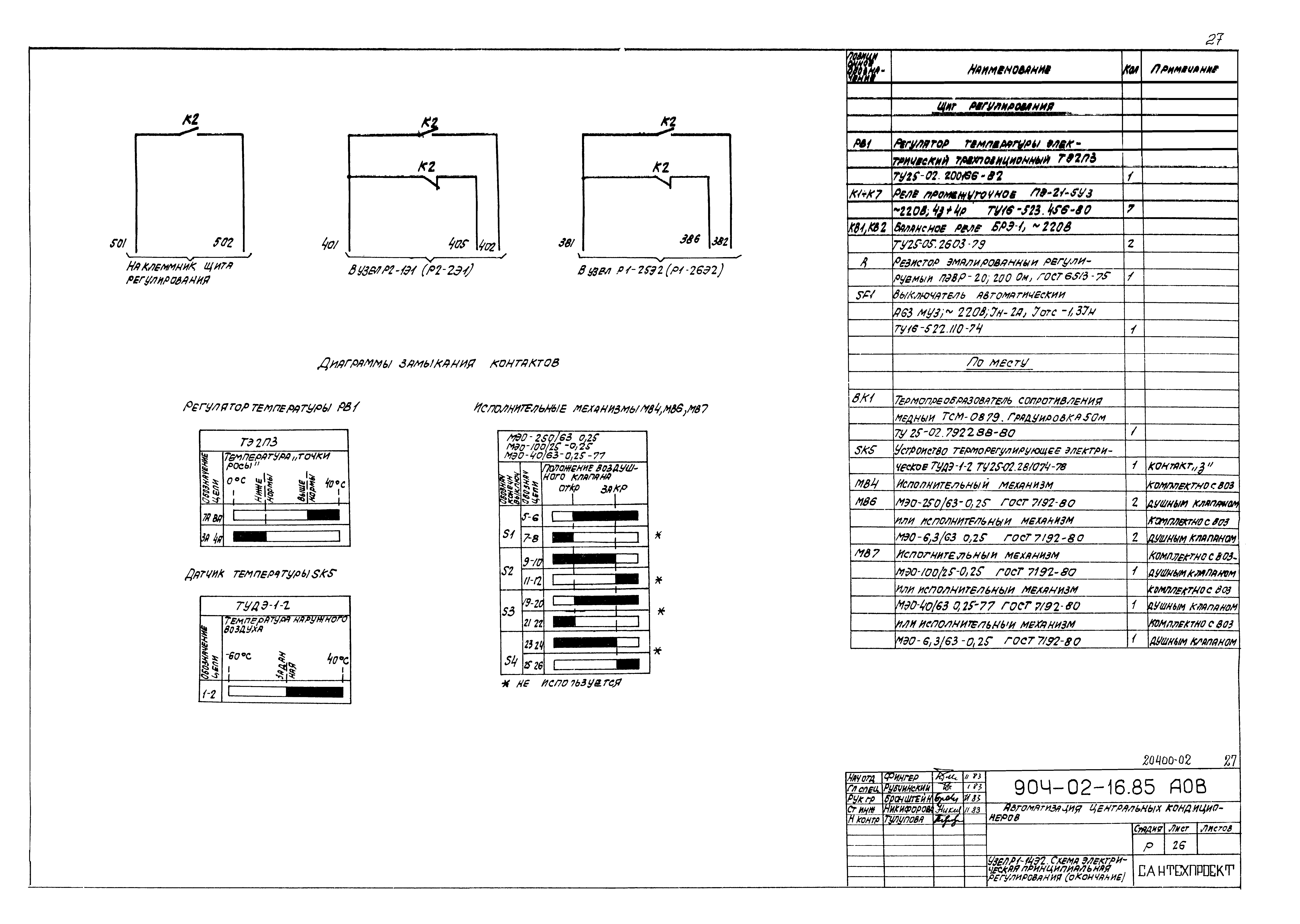 Типовые проектные решения 904-02-16.85