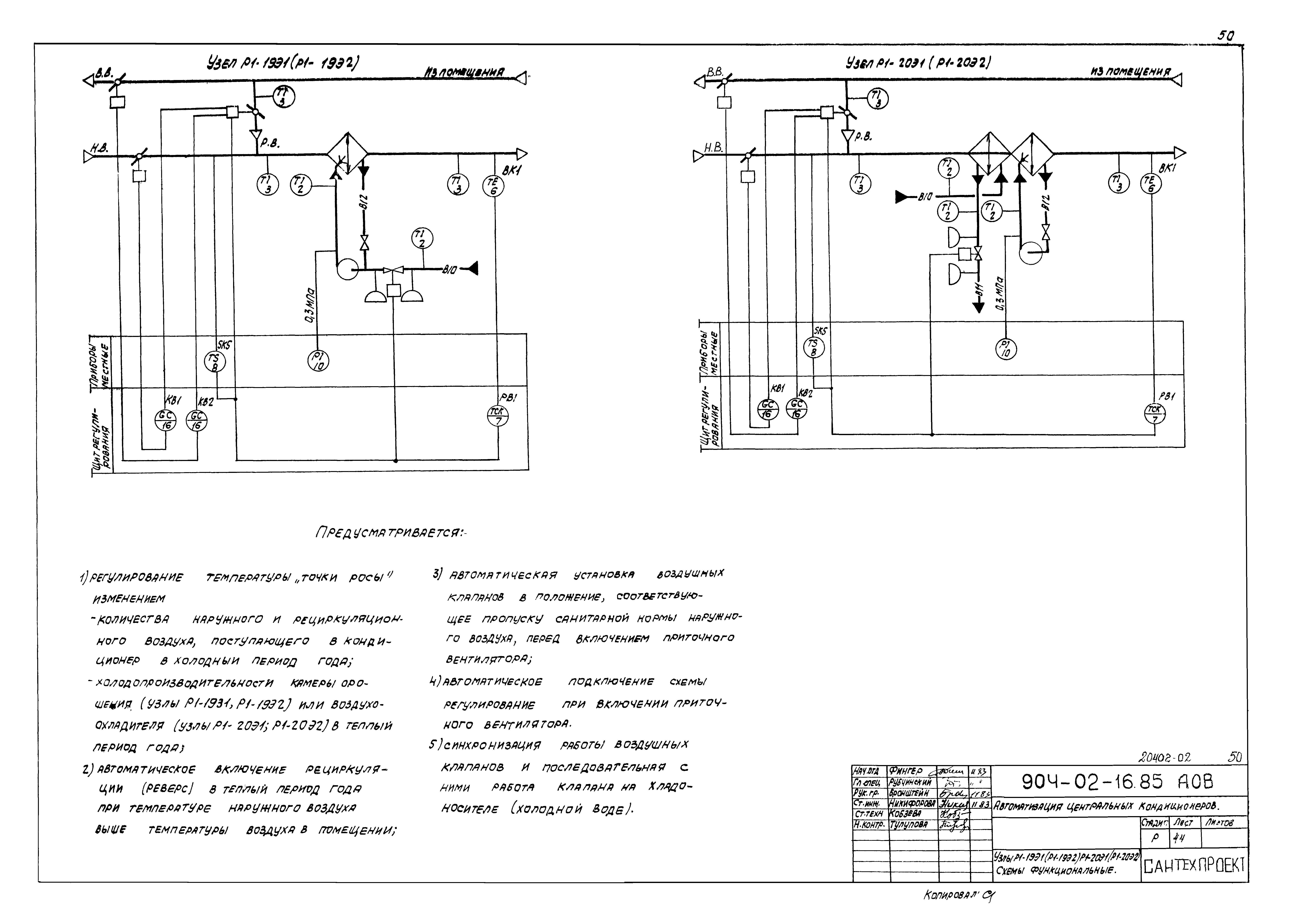 Типовые проектные решения 904-02-16.85