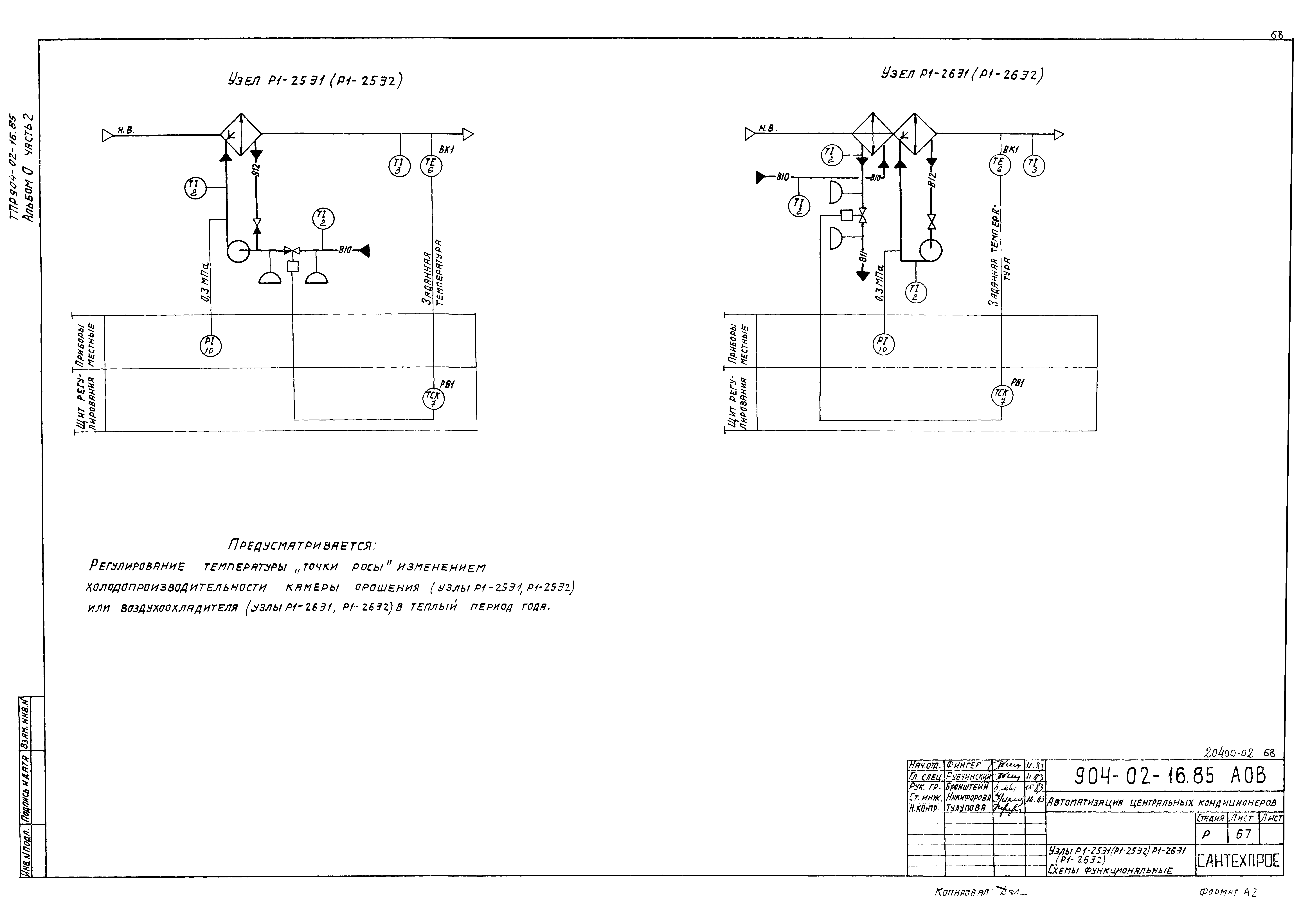 Типовые проектные решения 904-02-16.85
