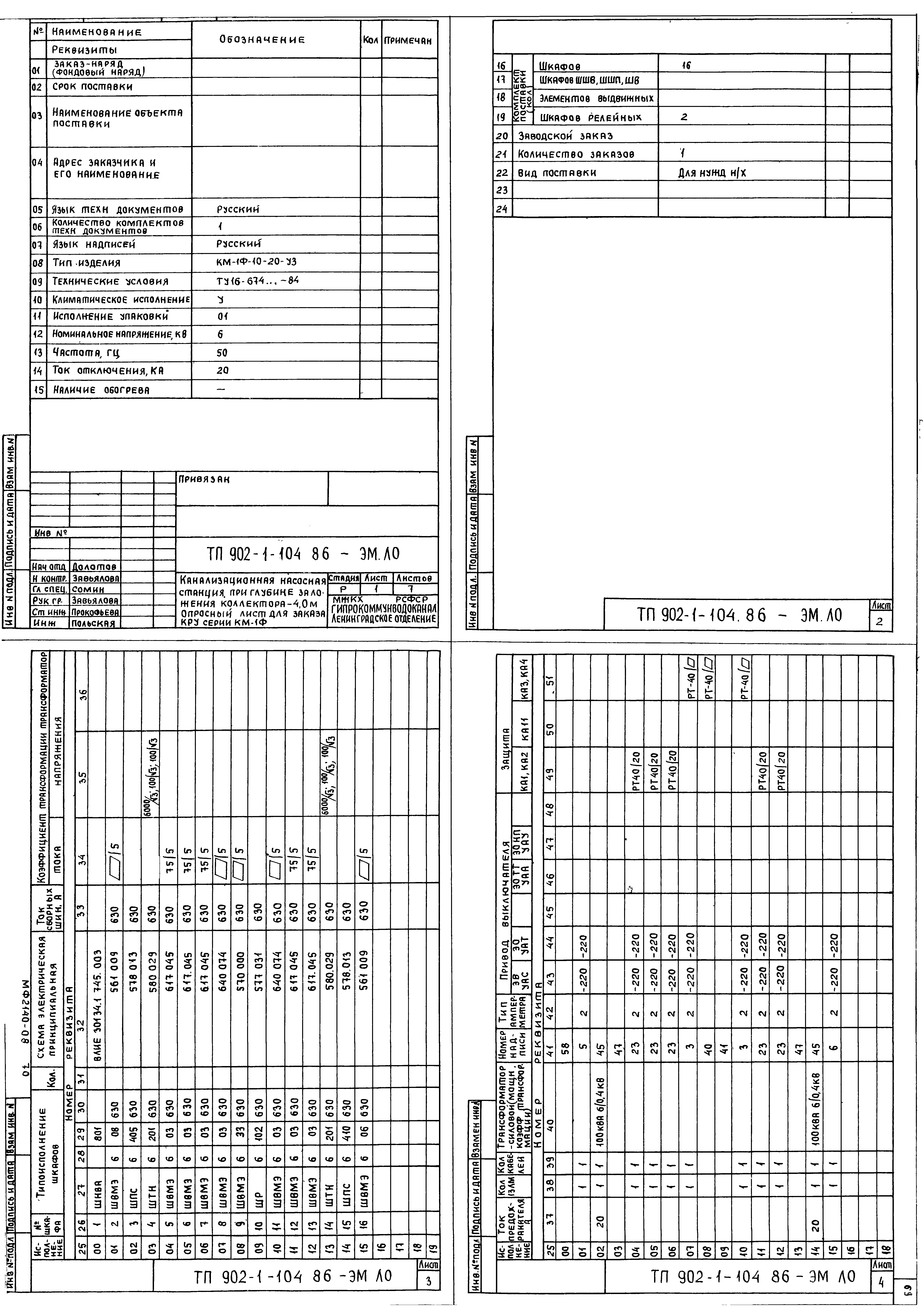 Типовой проект 902-1-104.86