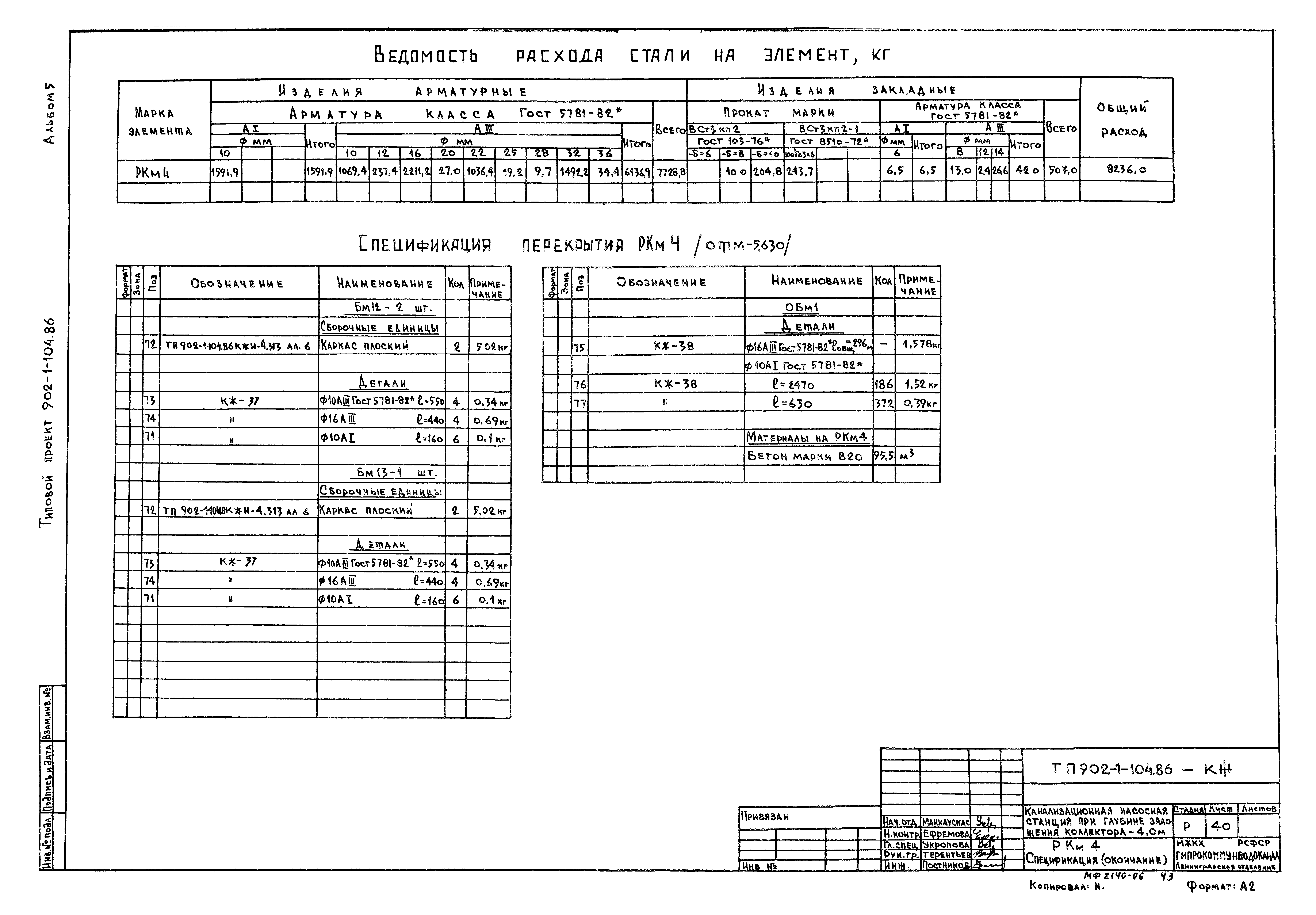 Типовой проект 902-1-104.86