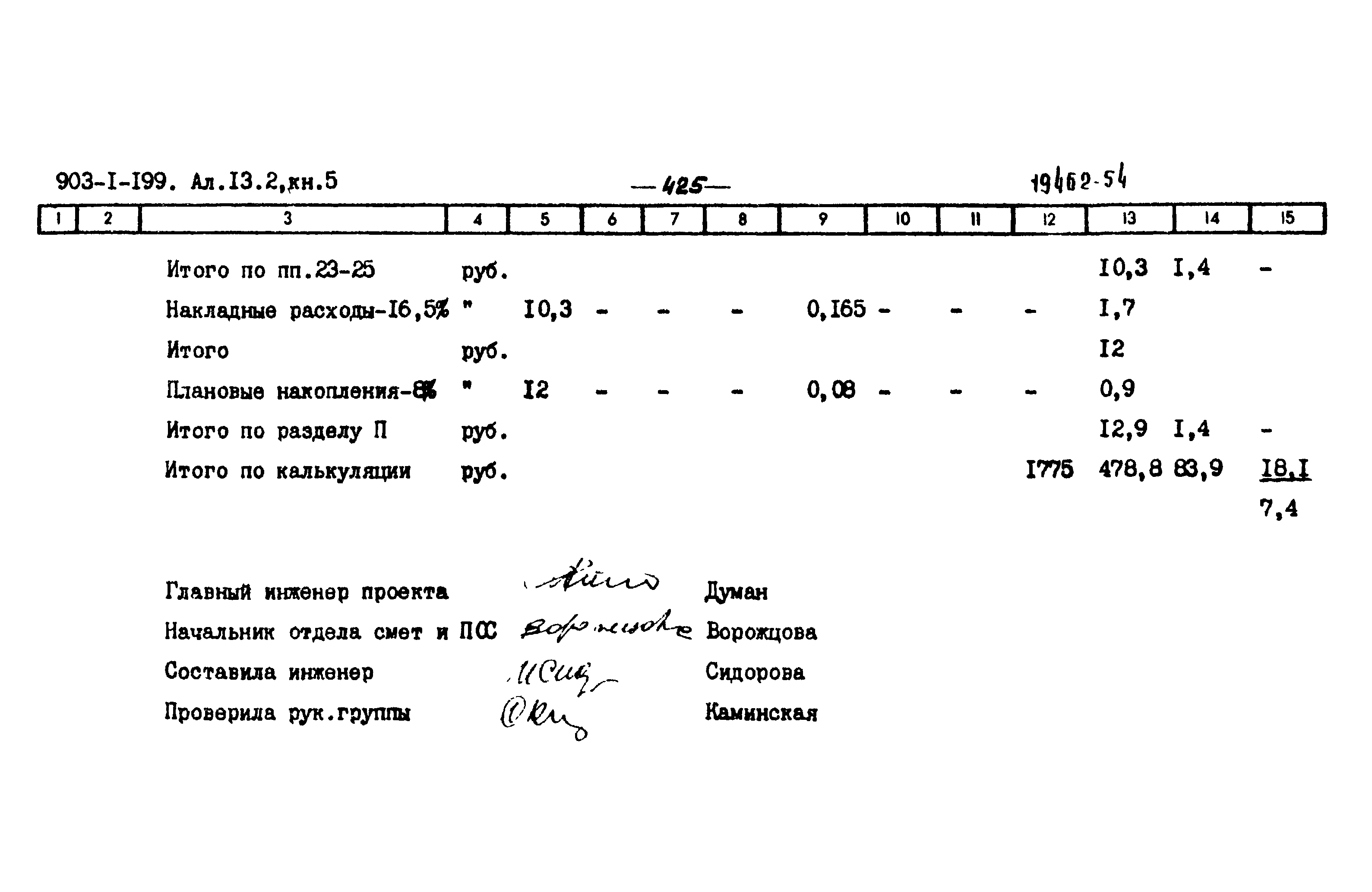 Типовой проект 903-1-199