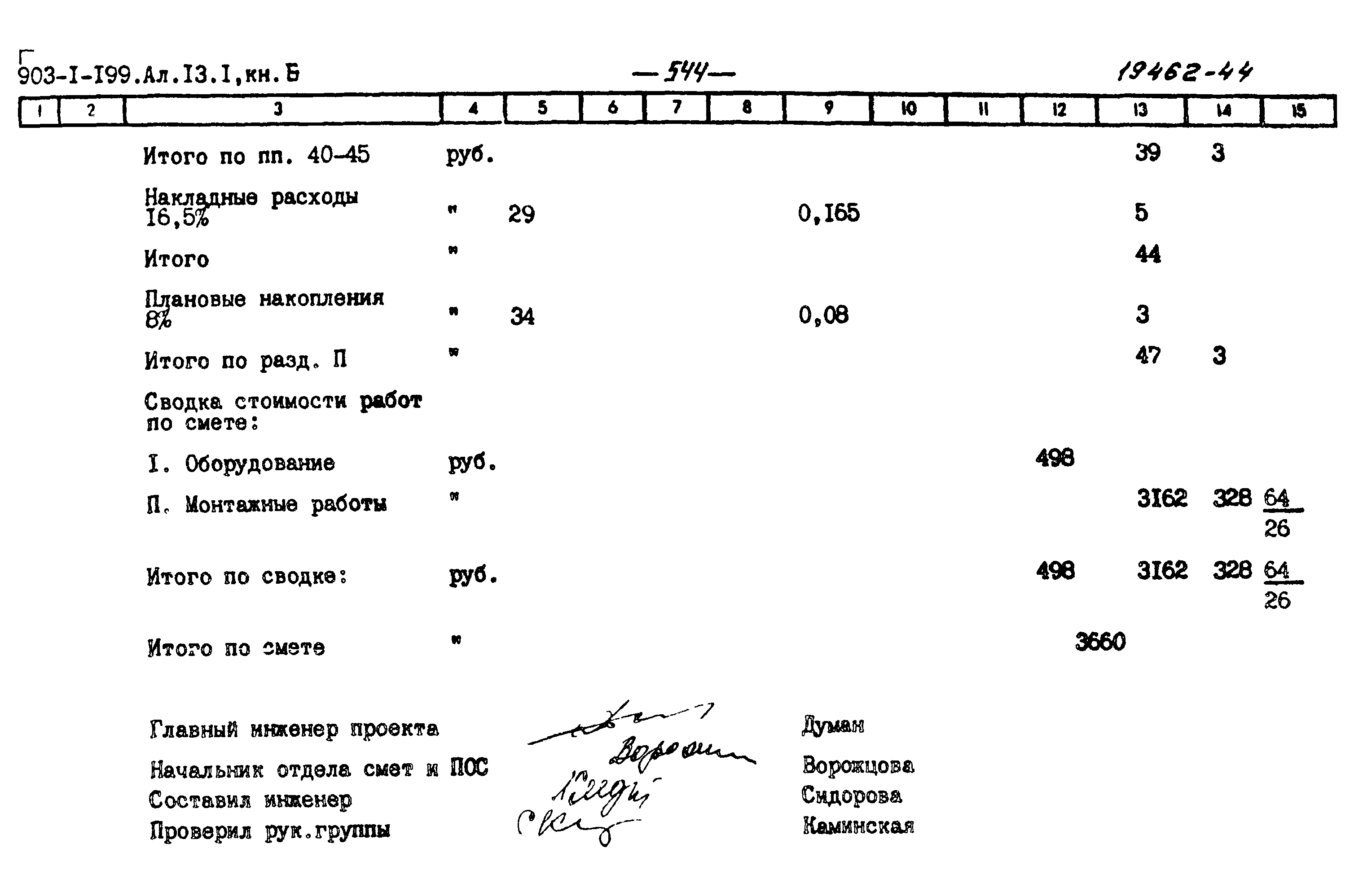 Типовой проект 903-1-199