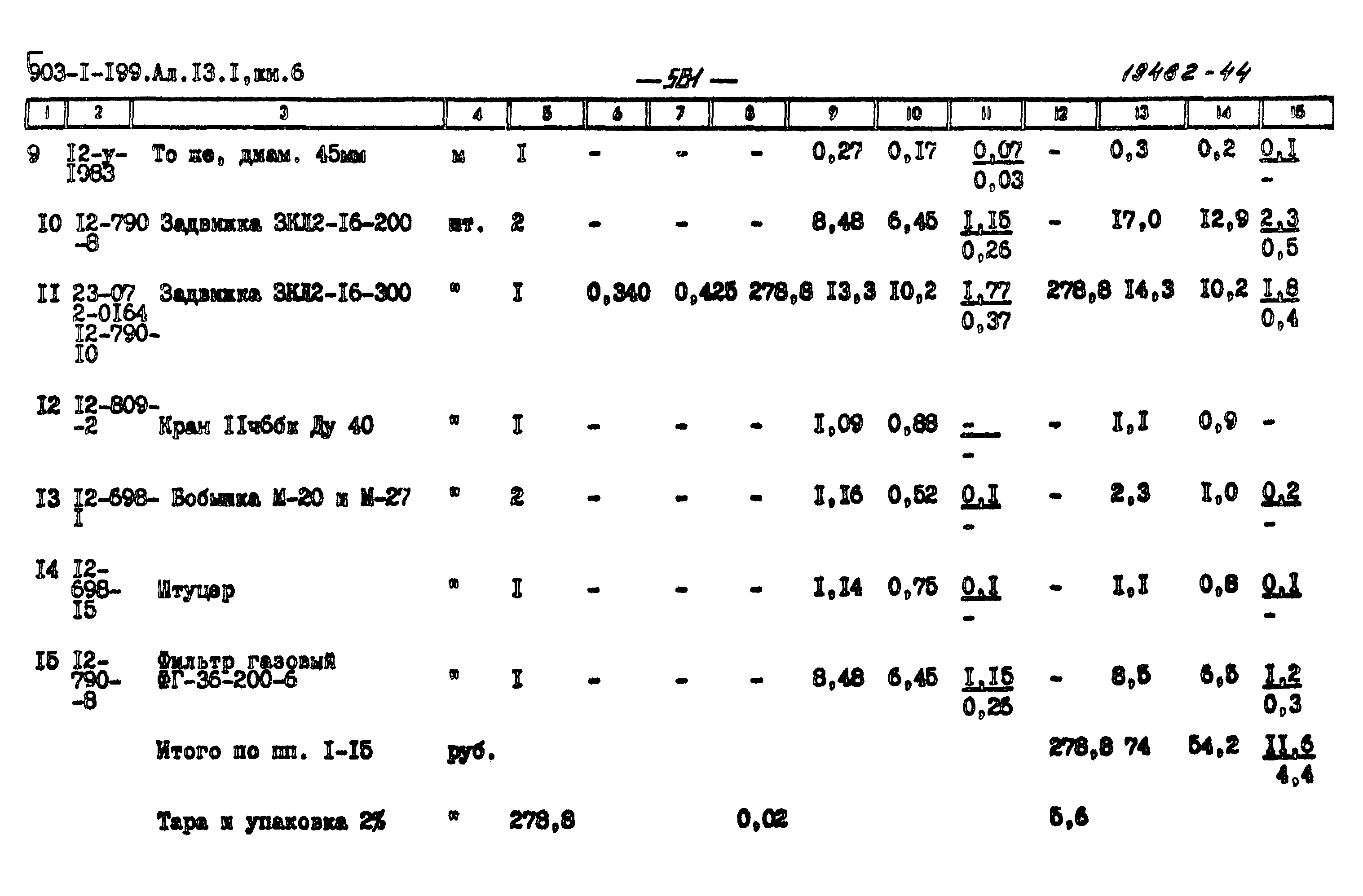 Типовой проект 903-1-199