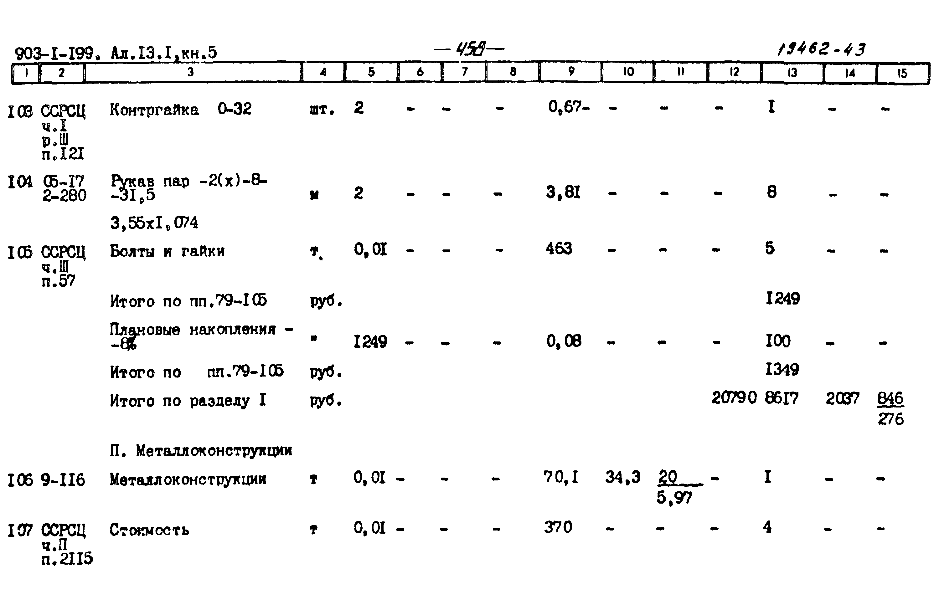 Типовой проект 903-1-199