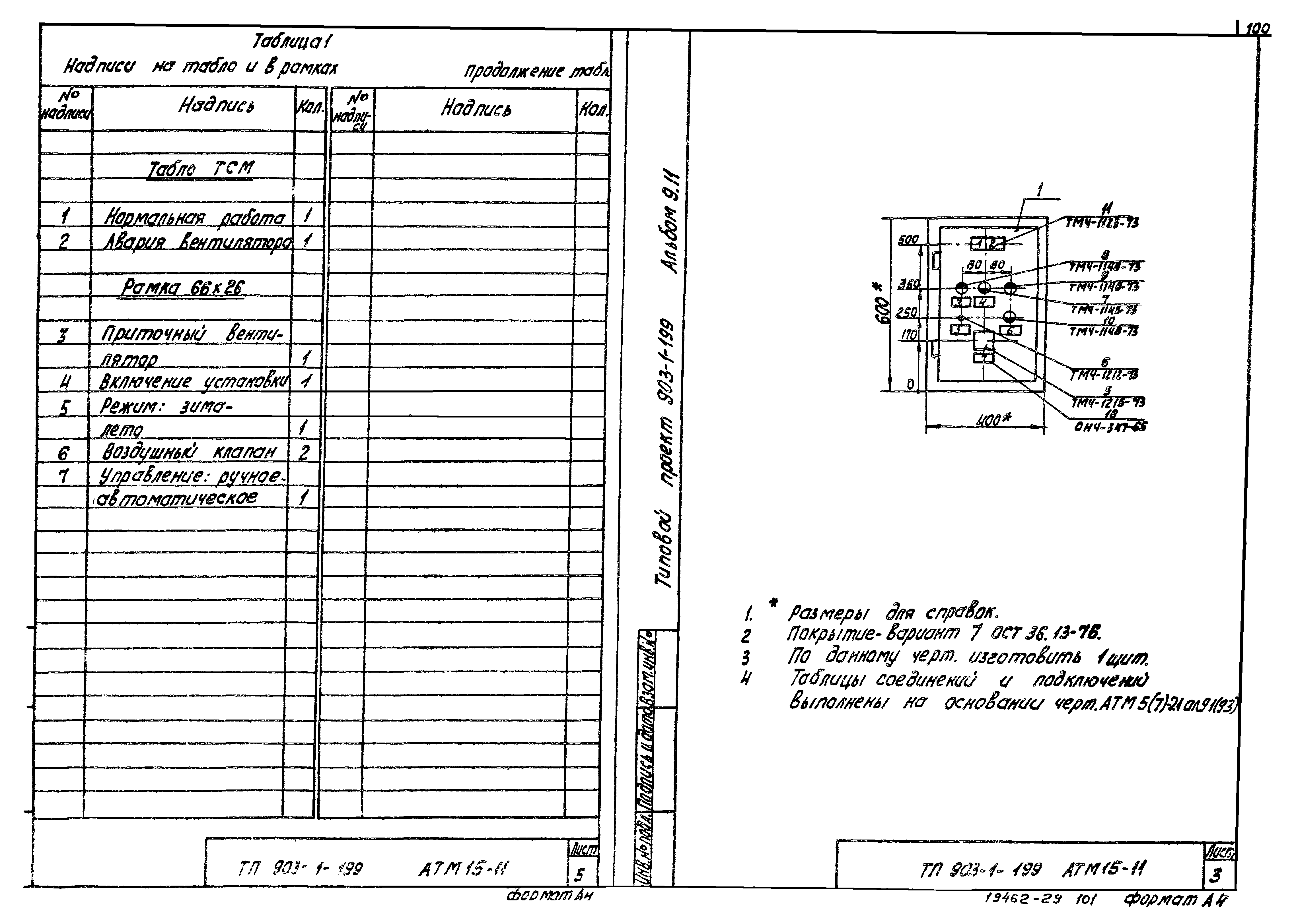 Типовой проект 903-1-199
