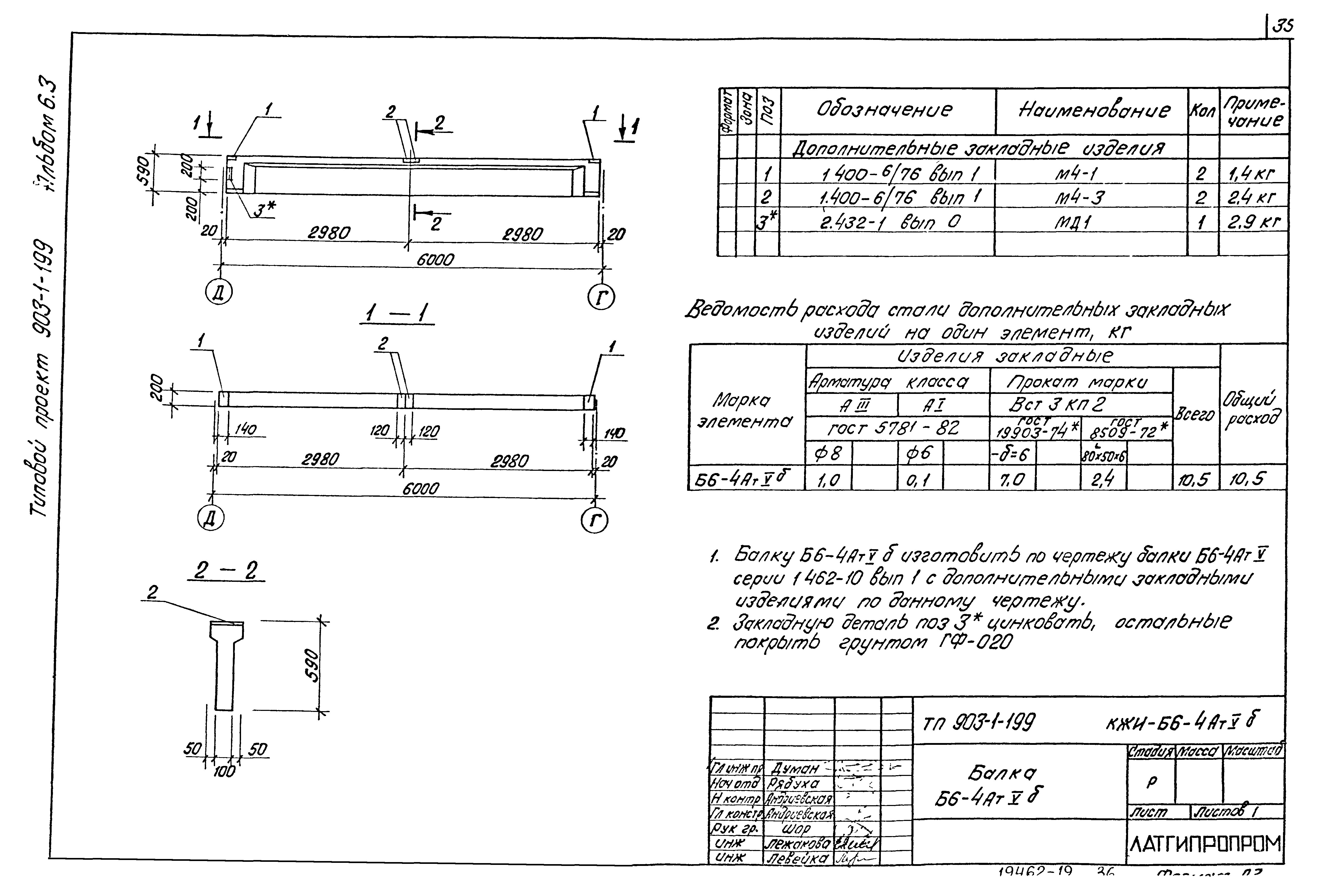 Типовой проект 903-1-199