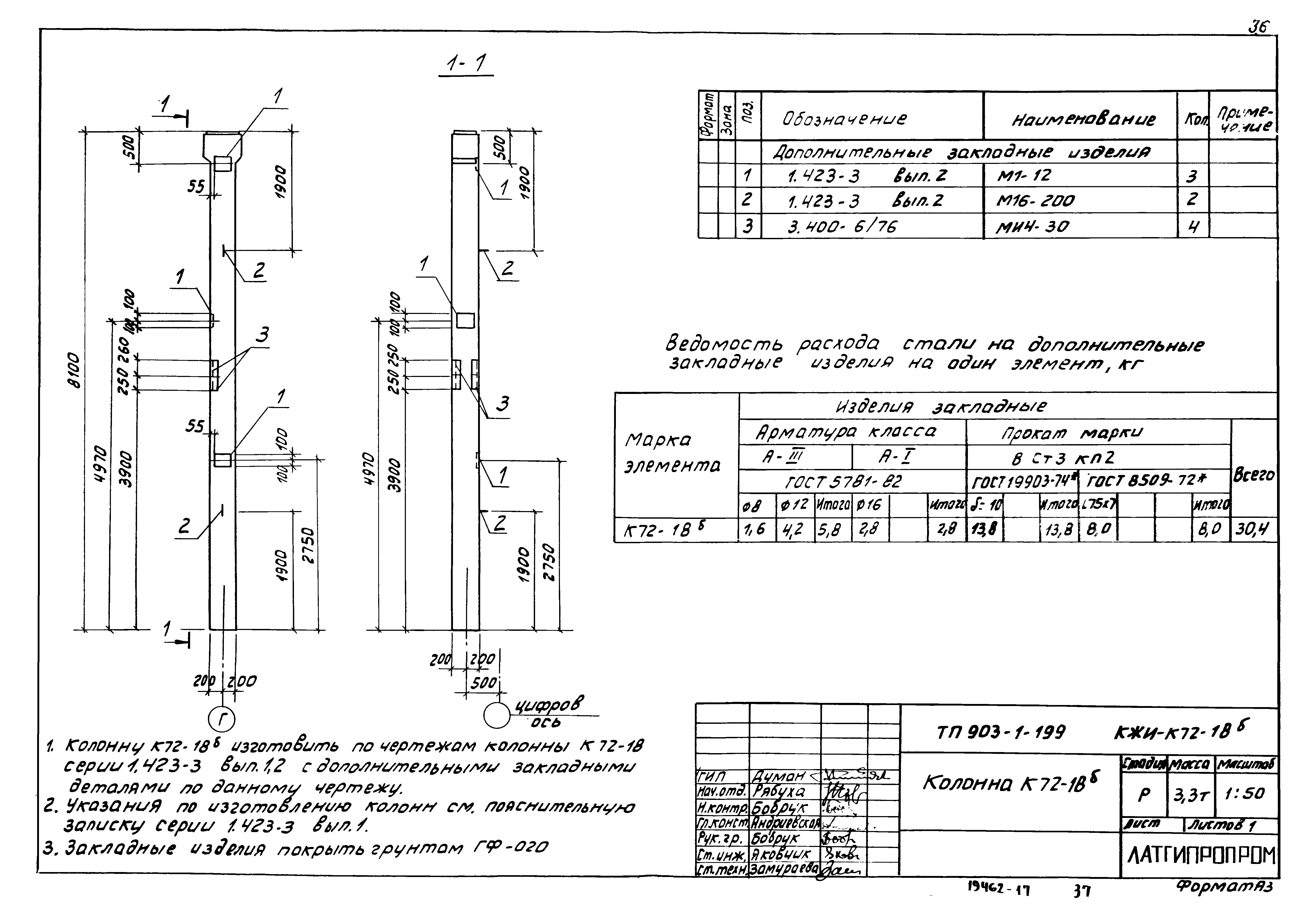 Типовой проект 903-1-199