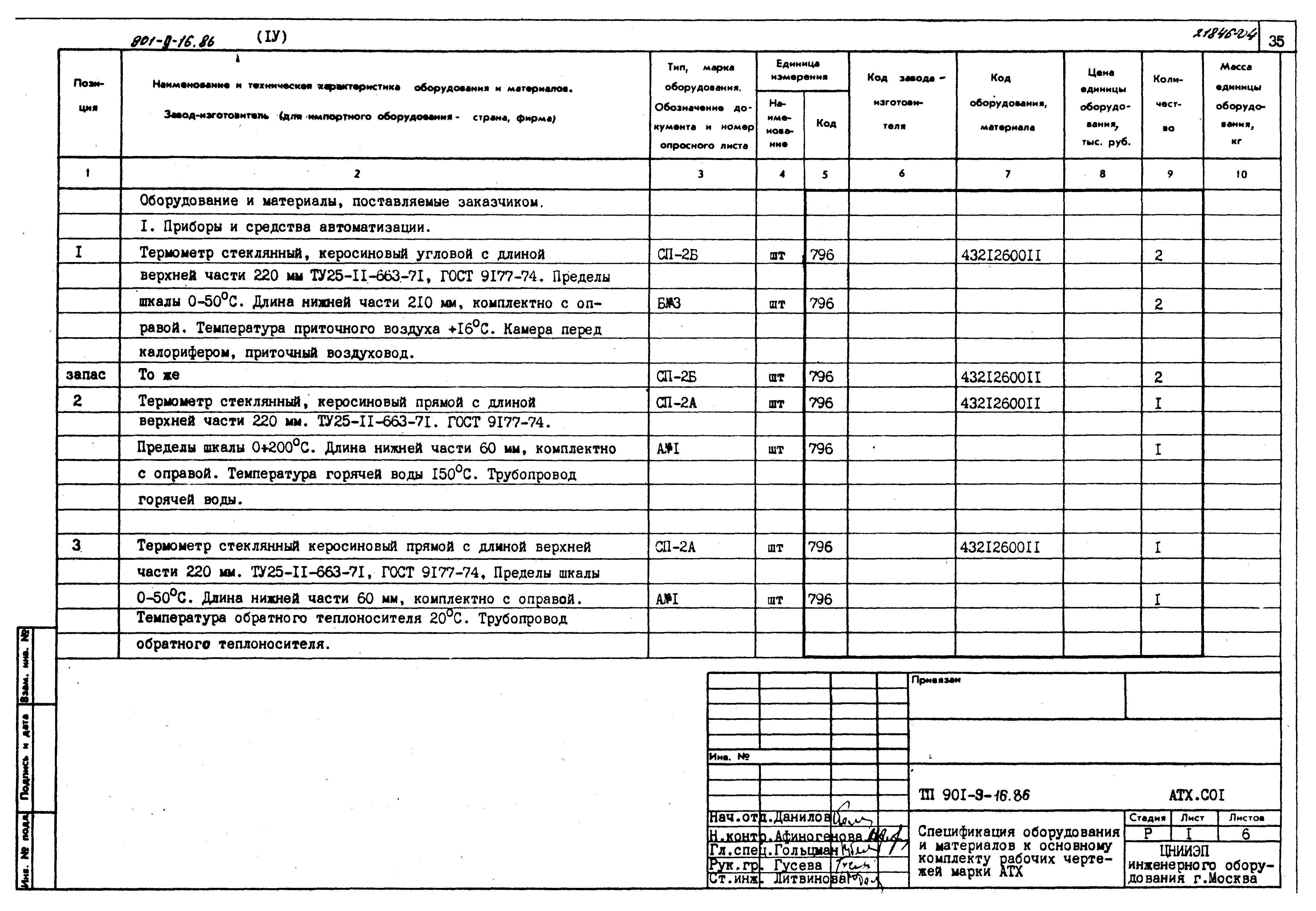Типовой проект 901-9-16.86
