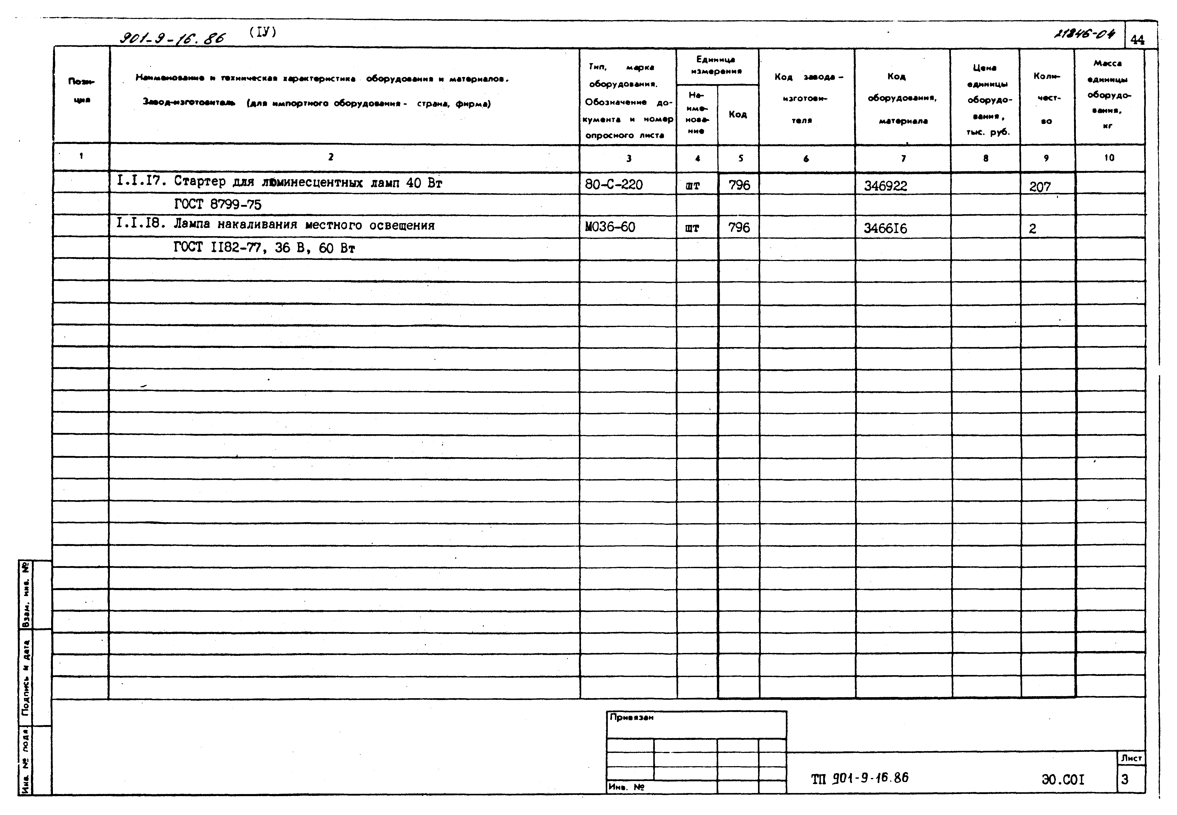 Типовой проект 901-9-16.86