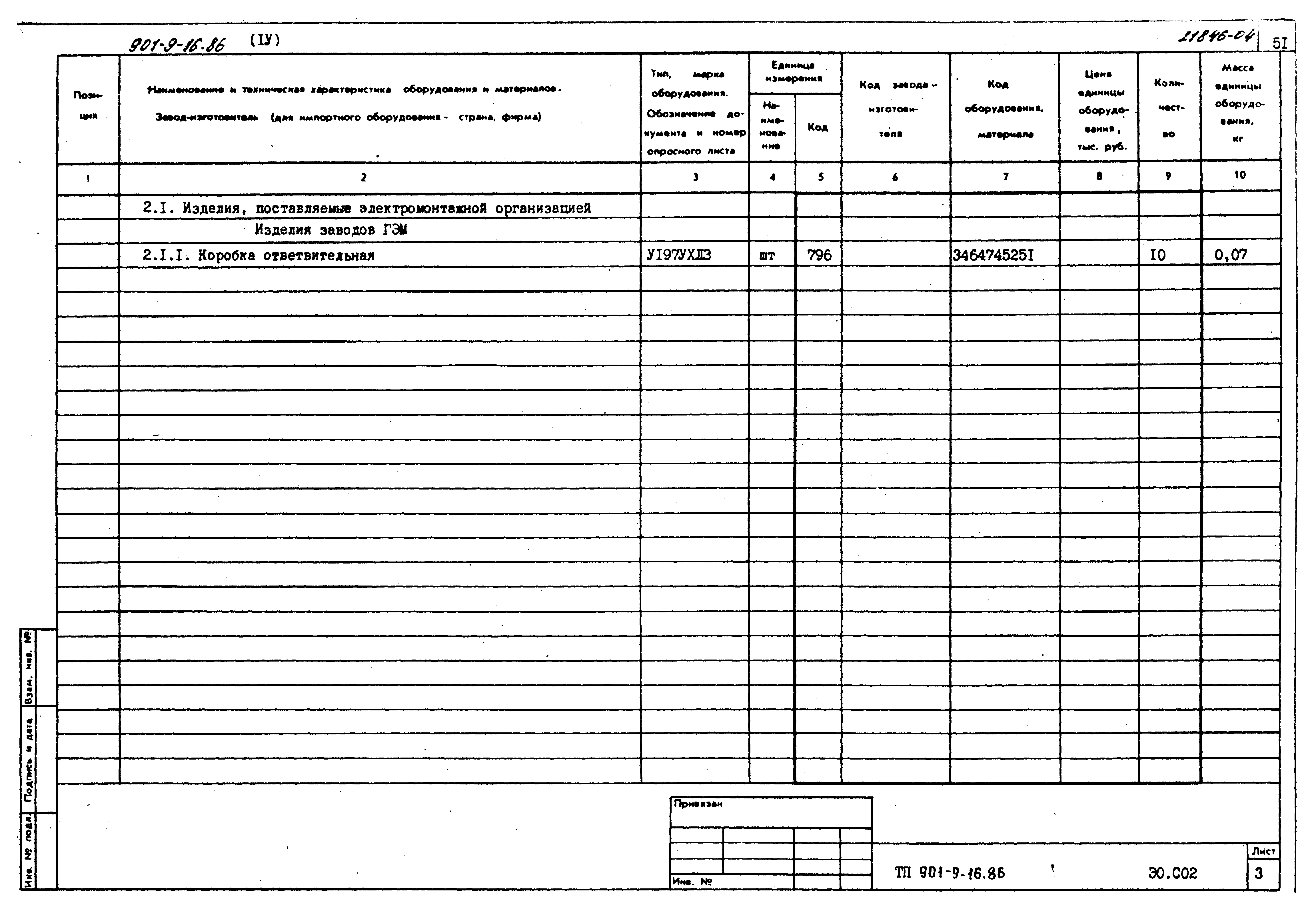 Типовой проект 901-9-16.86