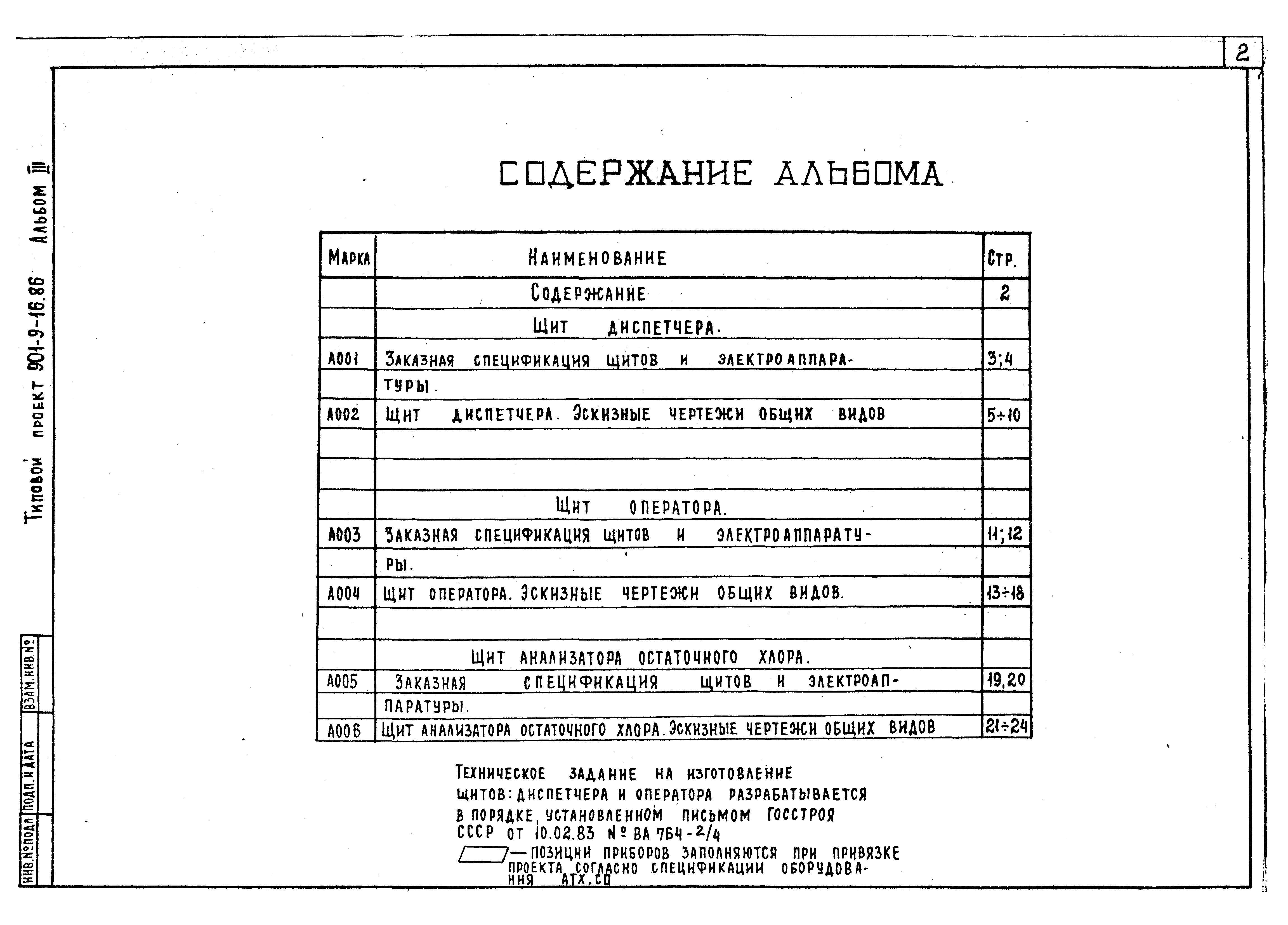 Типовой проект 901-9-16.86
