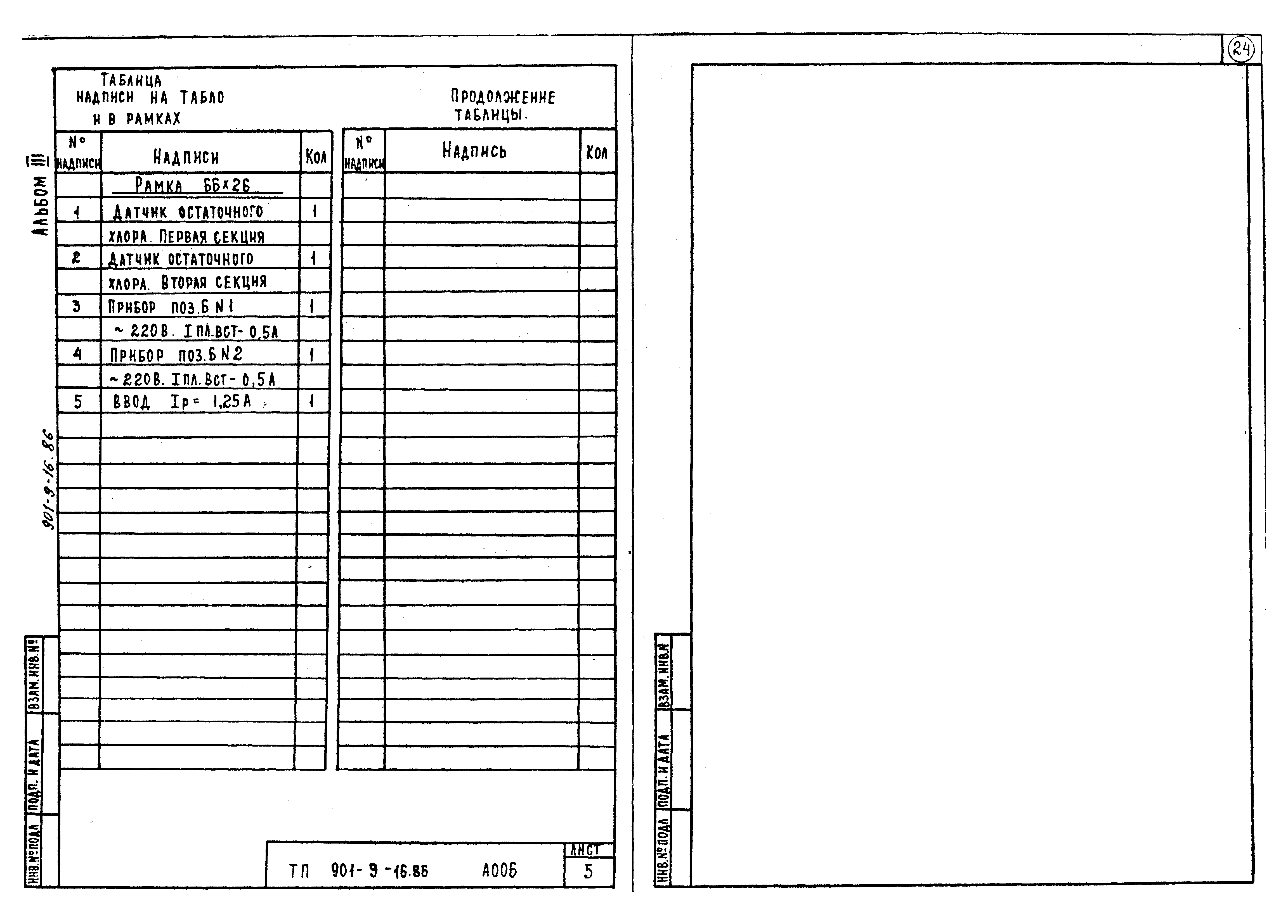 Типовой проект 901-9-16.86