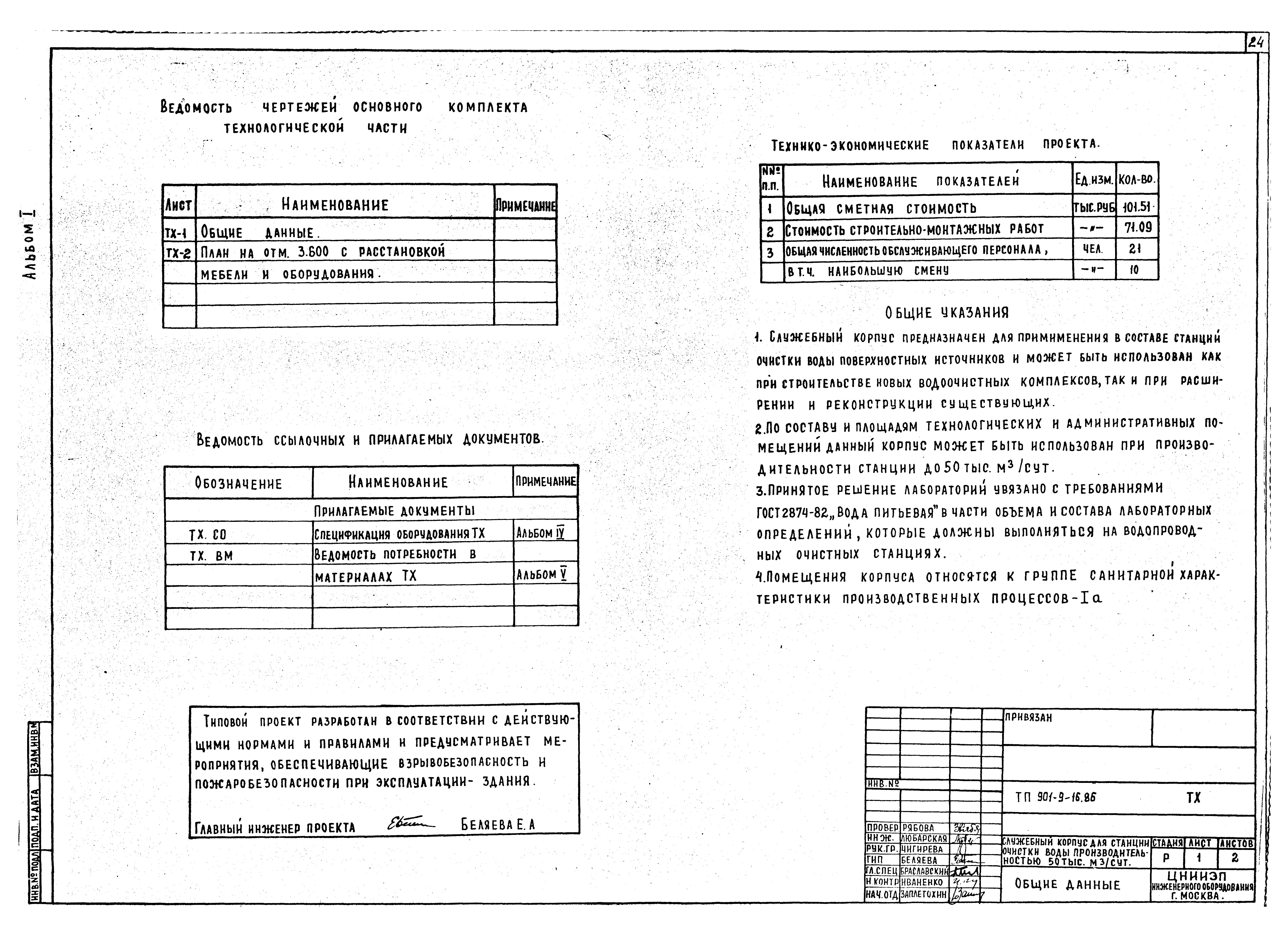 Типовой проект 901-9-16.86