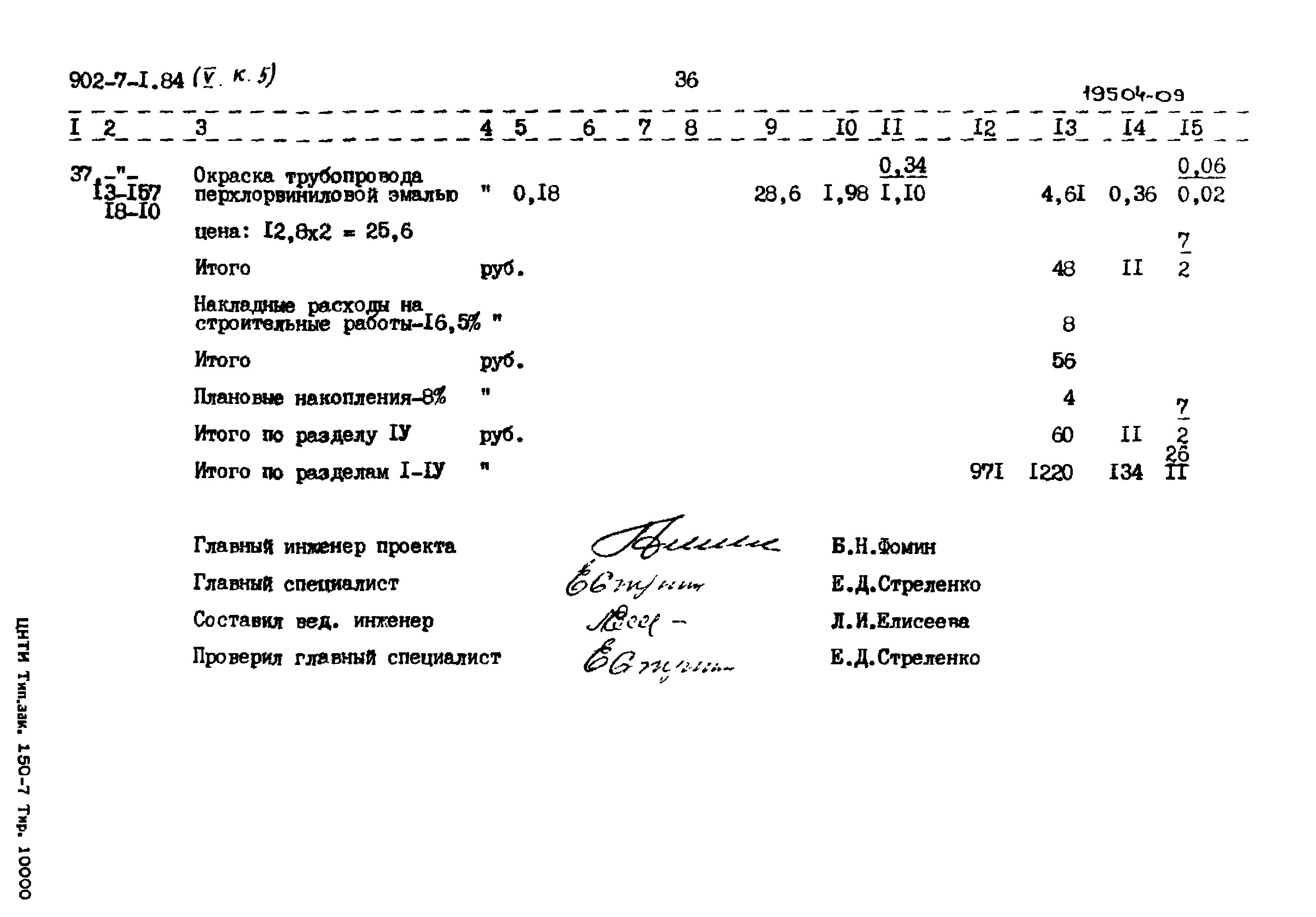Типовой проект 902-7-1.84