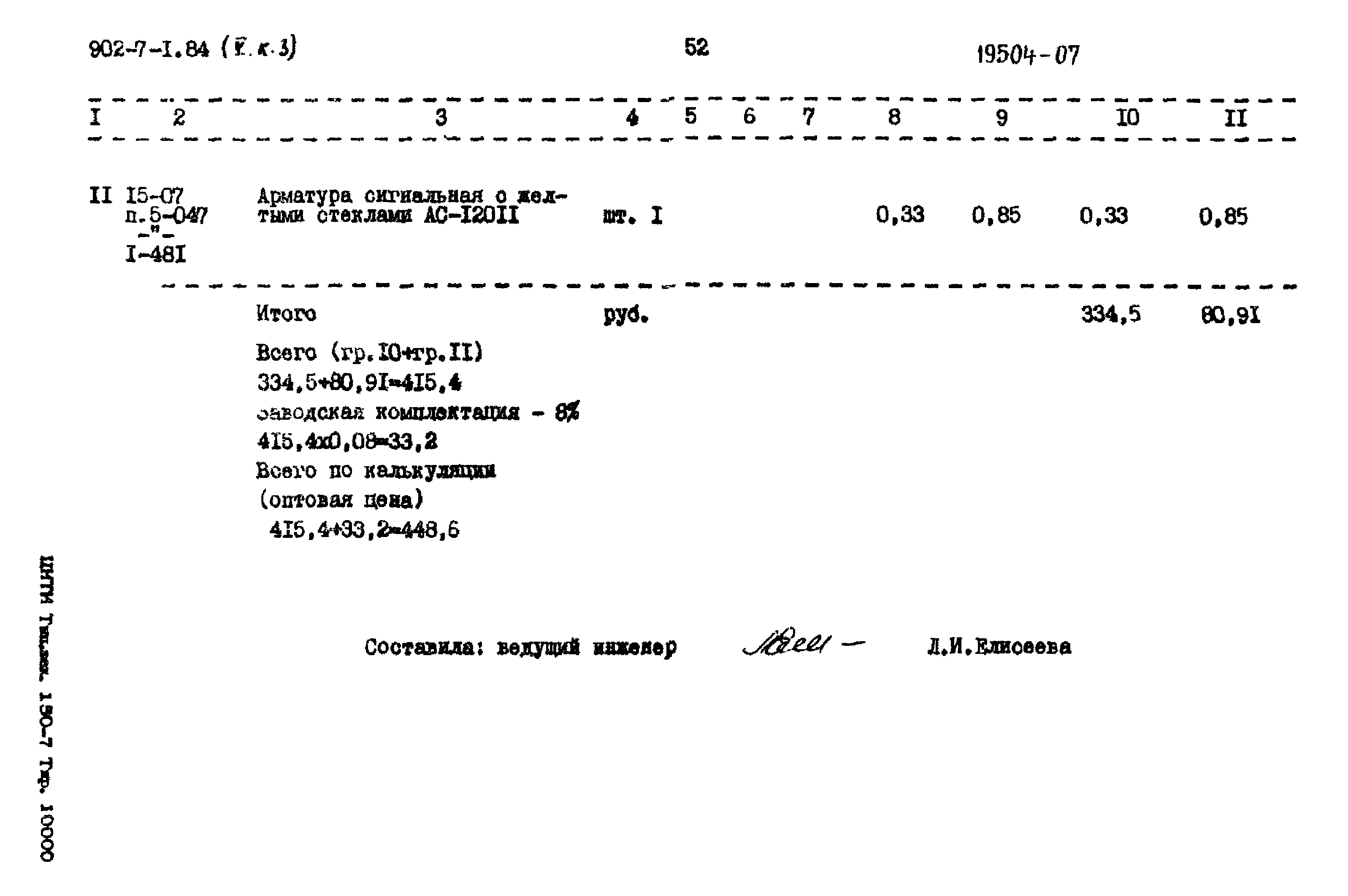 Типовой проект 902-7-1.84