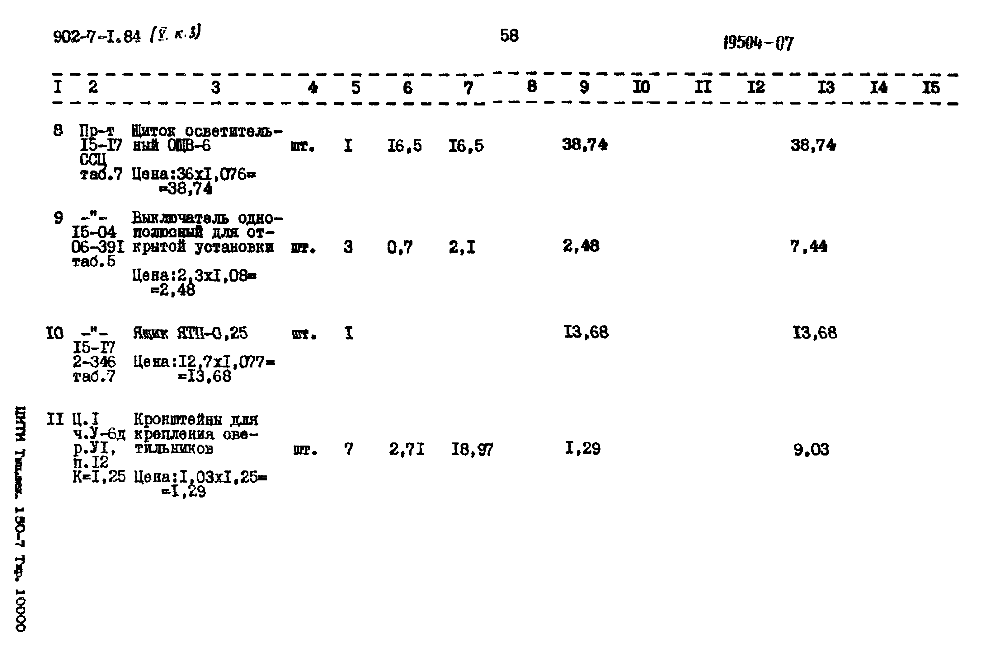 Типовой проект 902-7-1.84