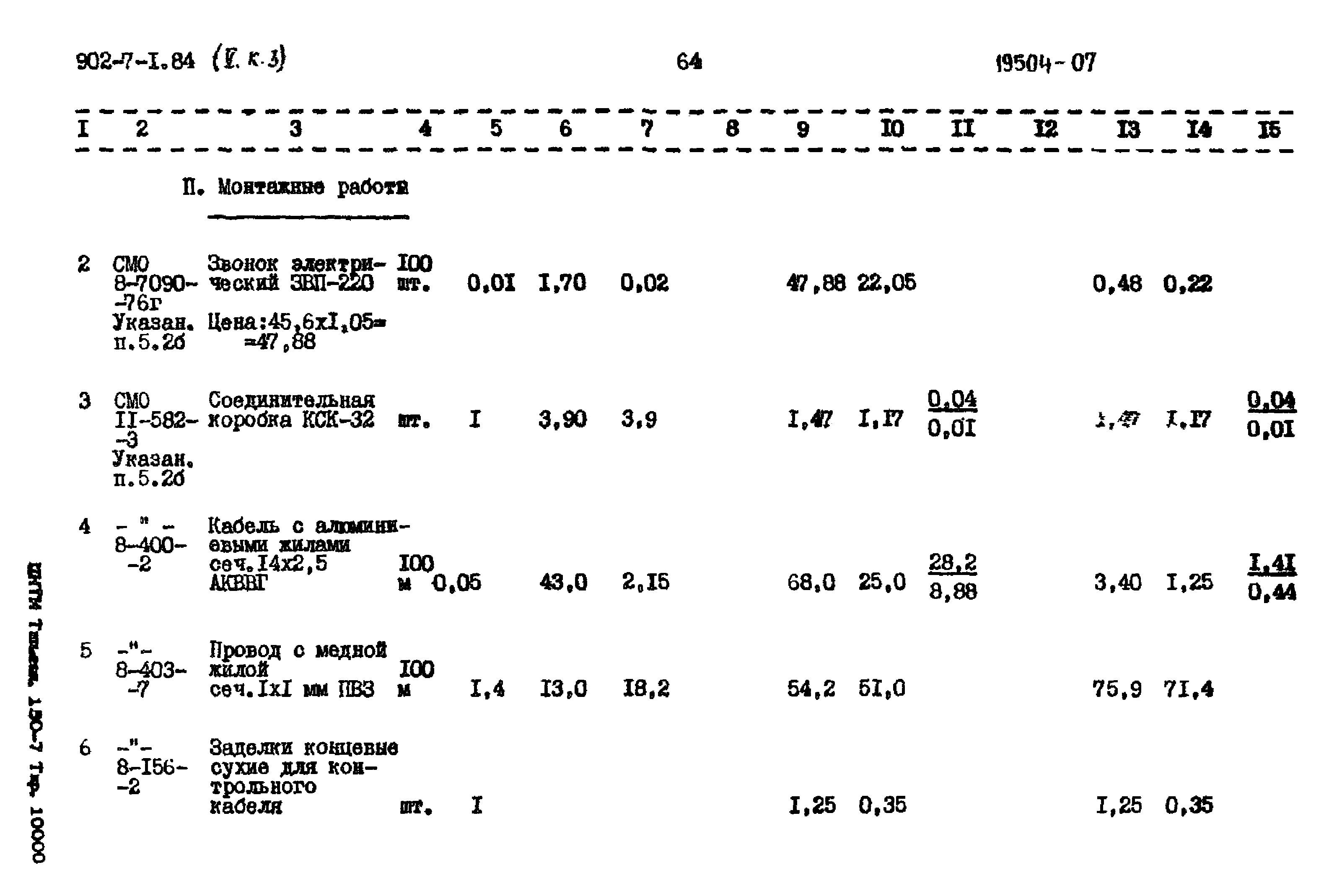 Типовой проект 902-7-1.84