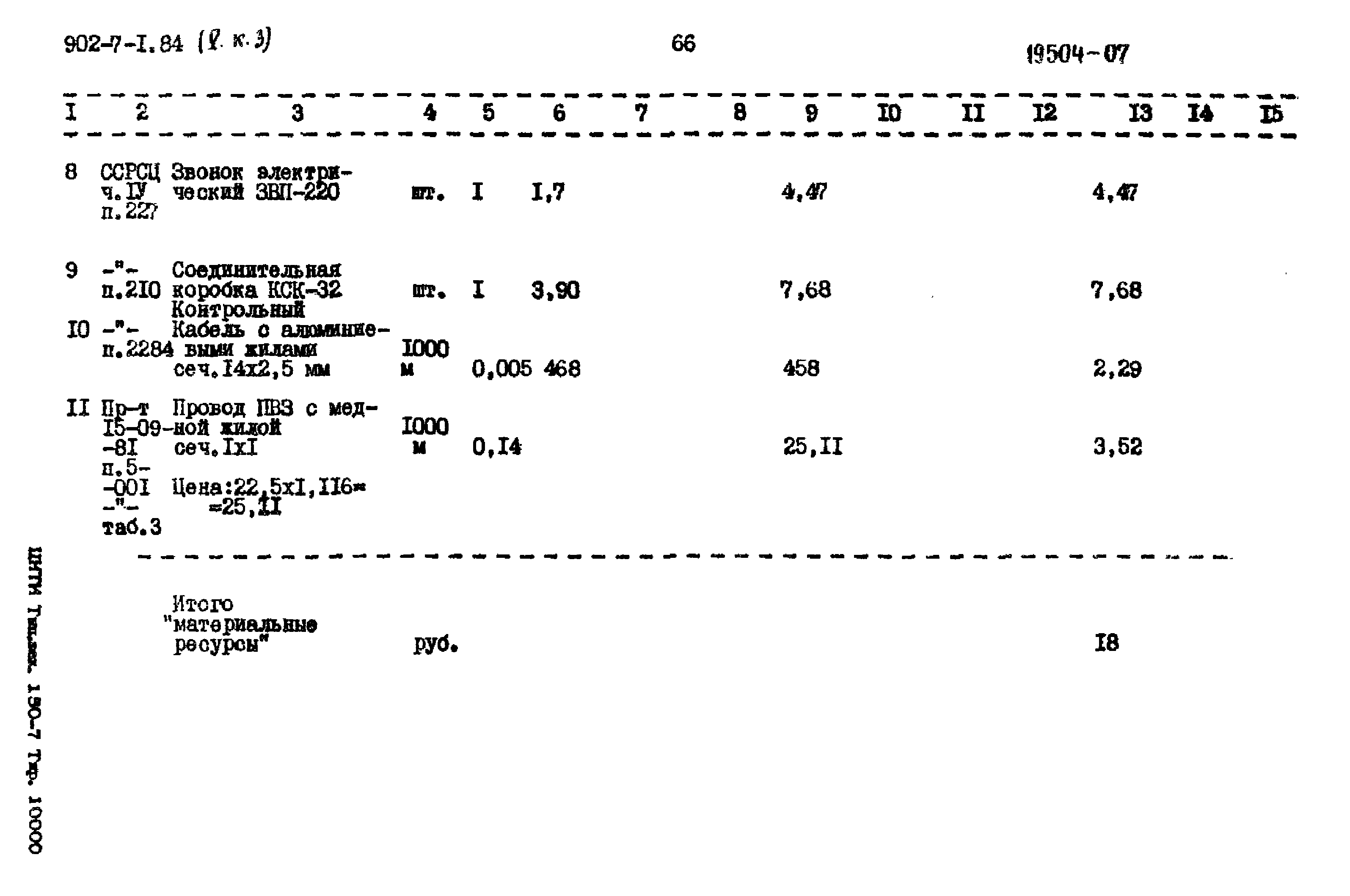 Типовой проект 902-7-1.84