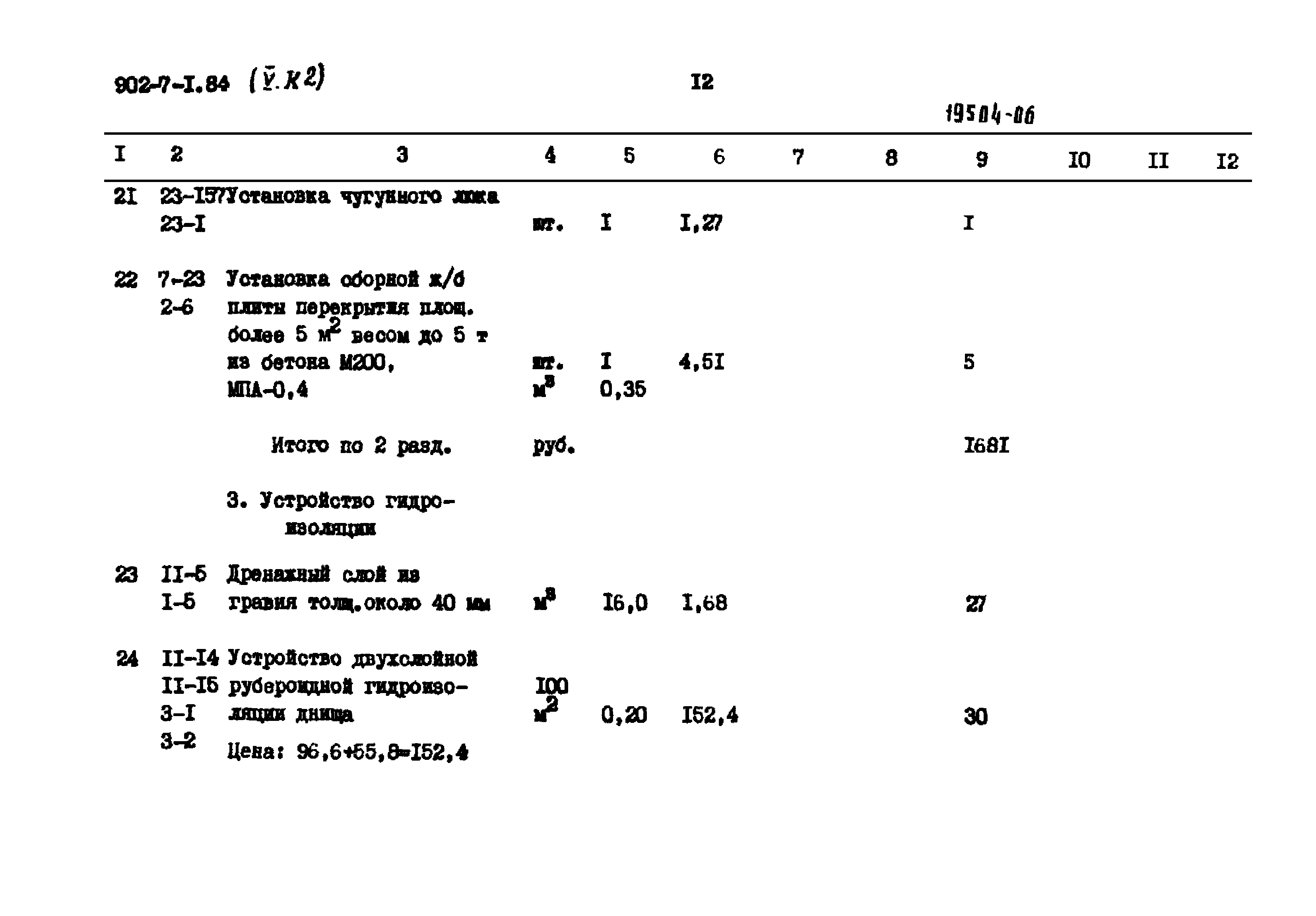 Типовой проект 902-7-1.84