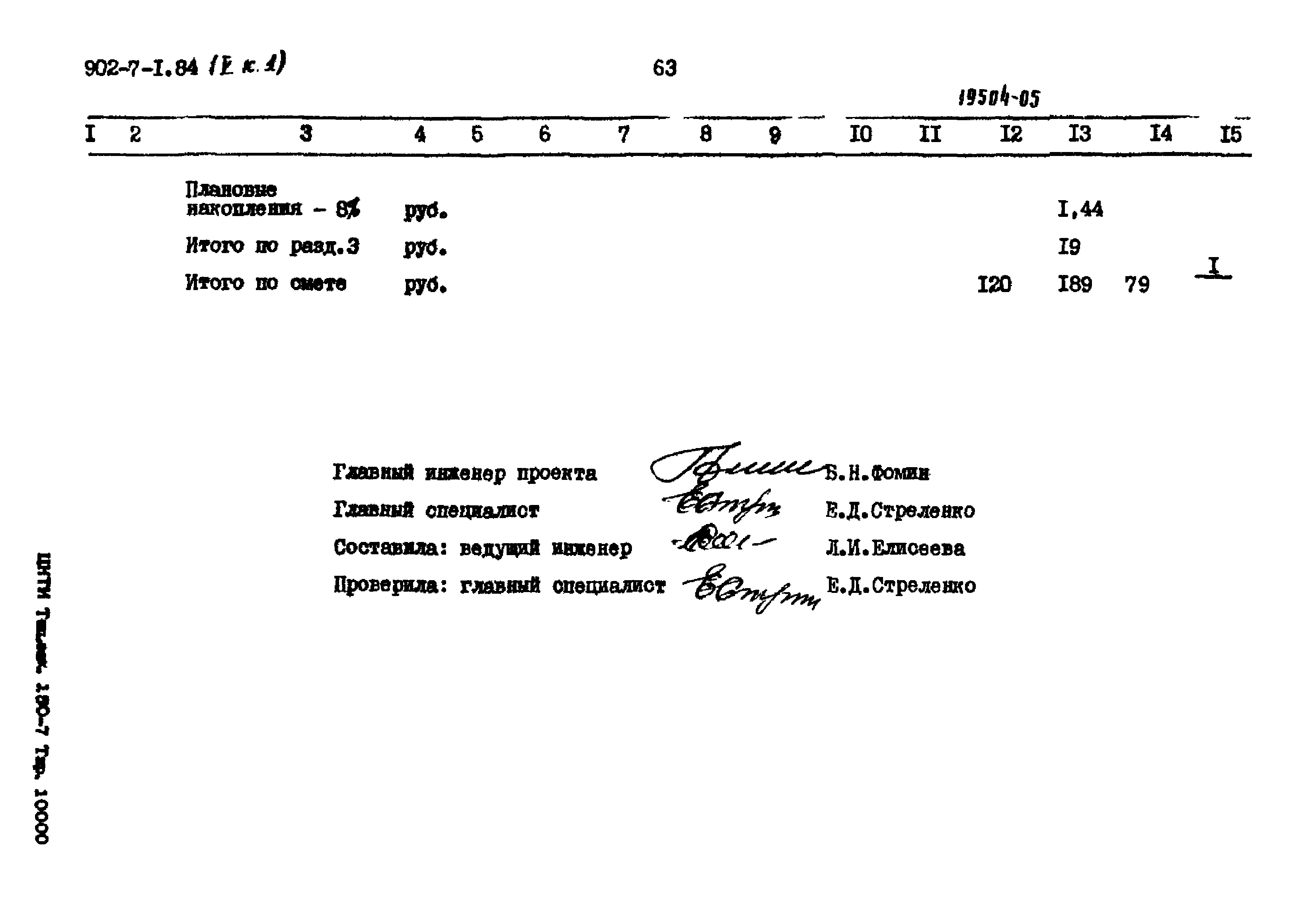 Типовой проект 902-7-1.84