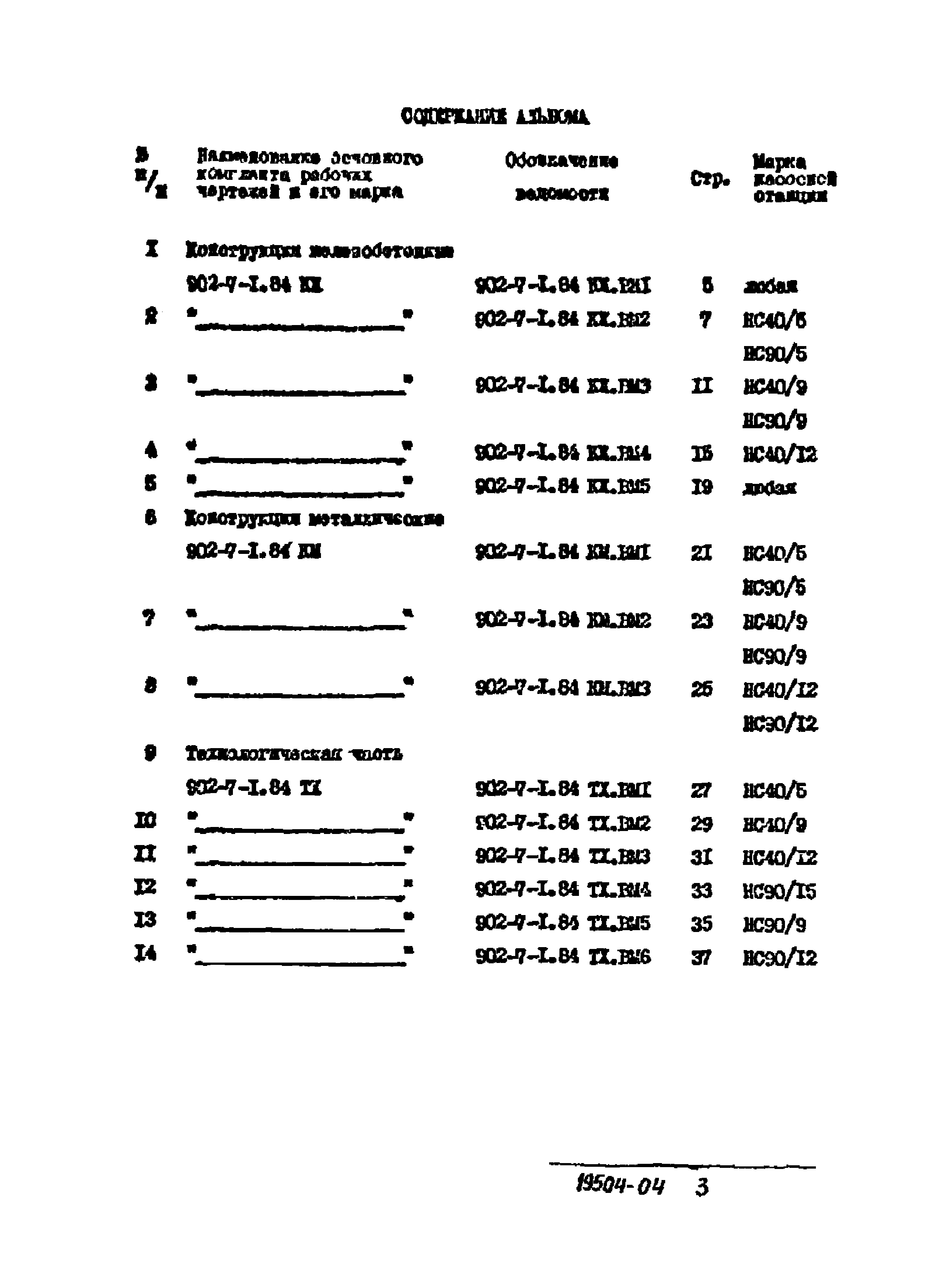 Типовой проект 902-7-1.84