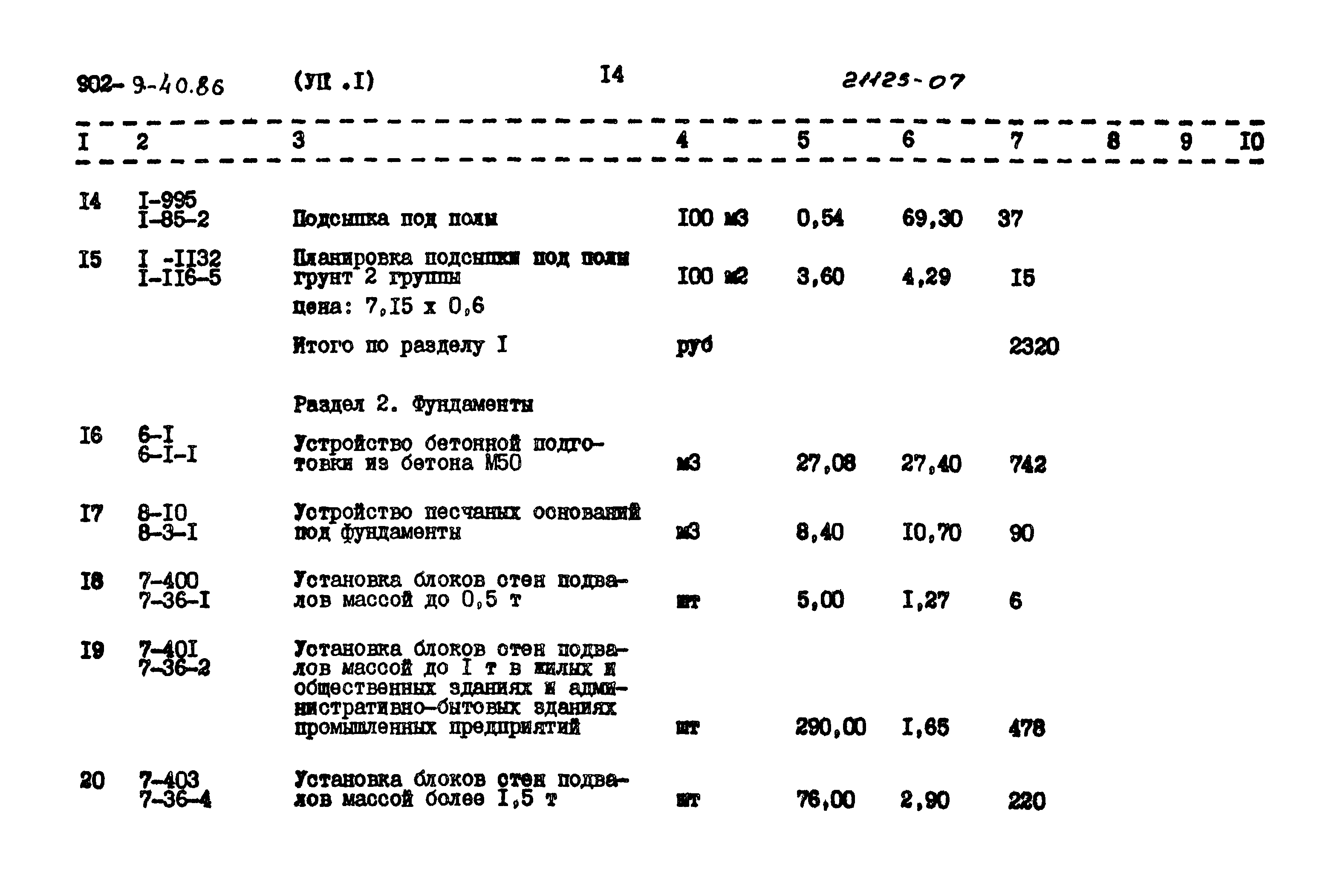 Типовой проект 902-9-40.86
