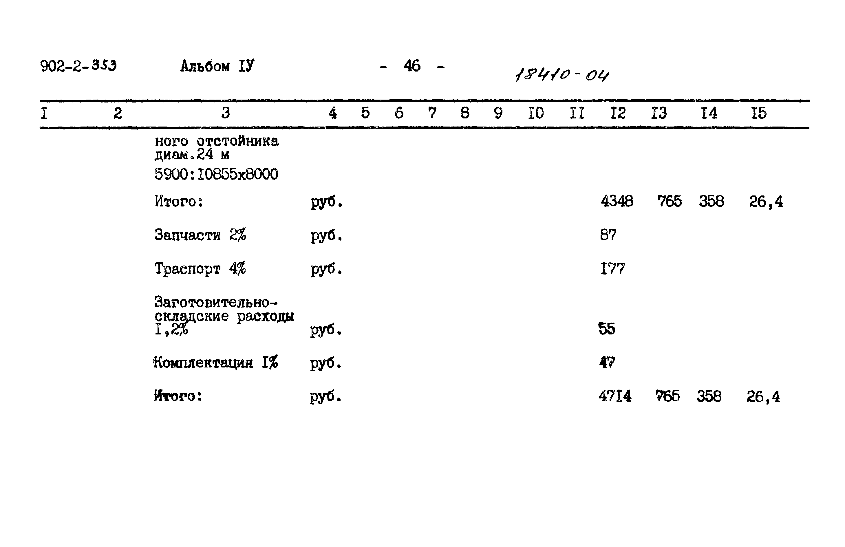 Типовой проект 902-2-353