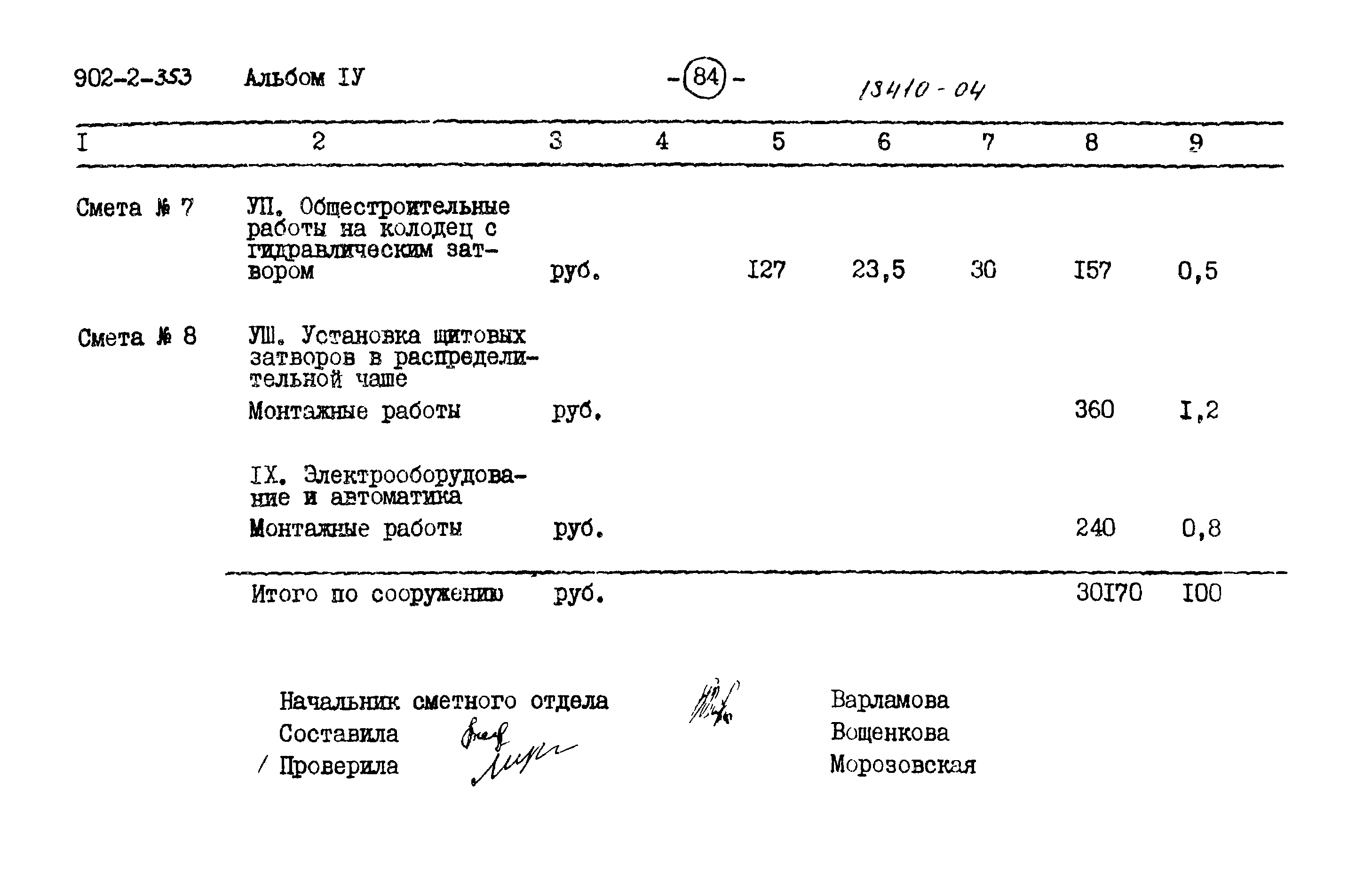 Типовой проект 902-2-353